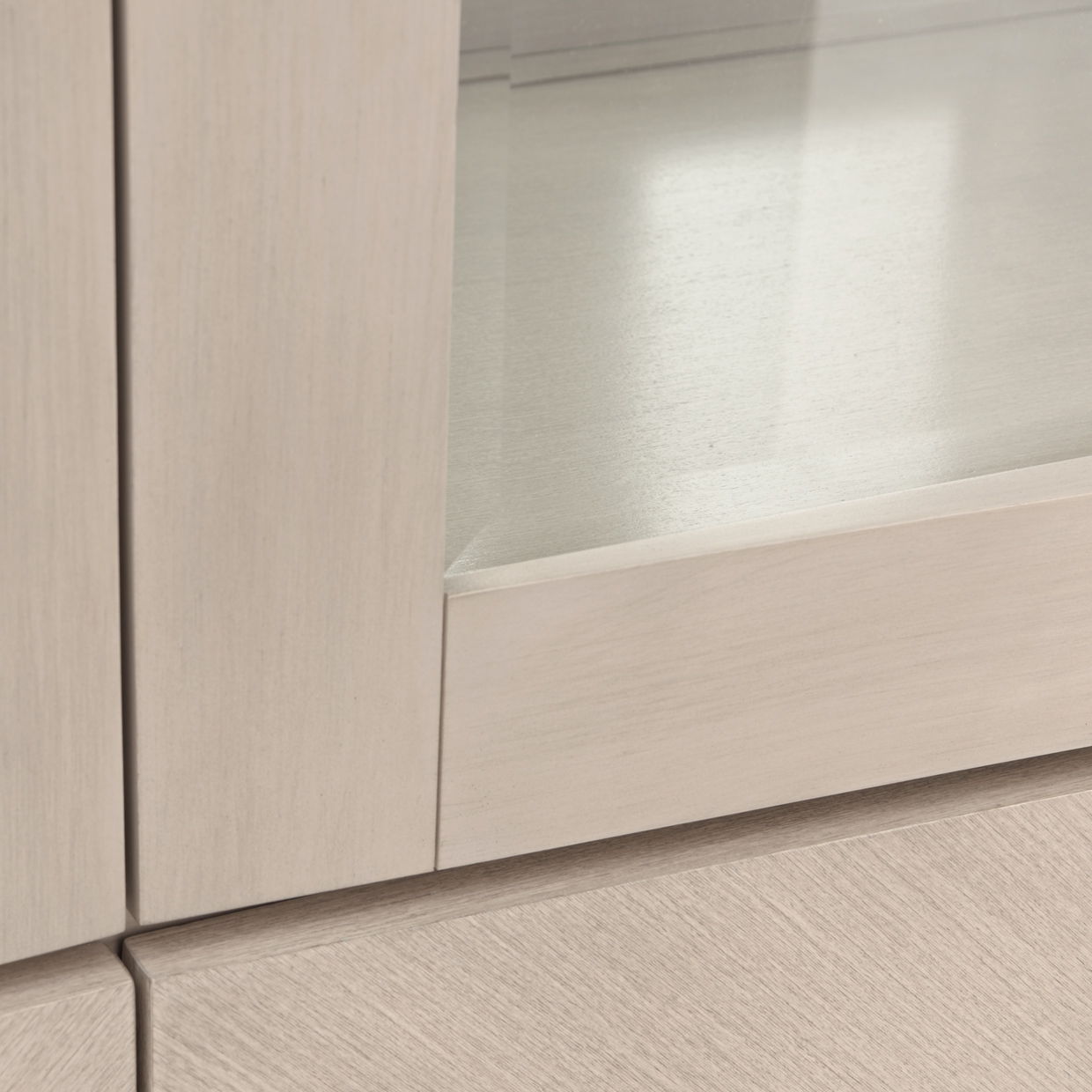 Fantosini - Display Cabinet - Silver Mist - Best Buy Furniture