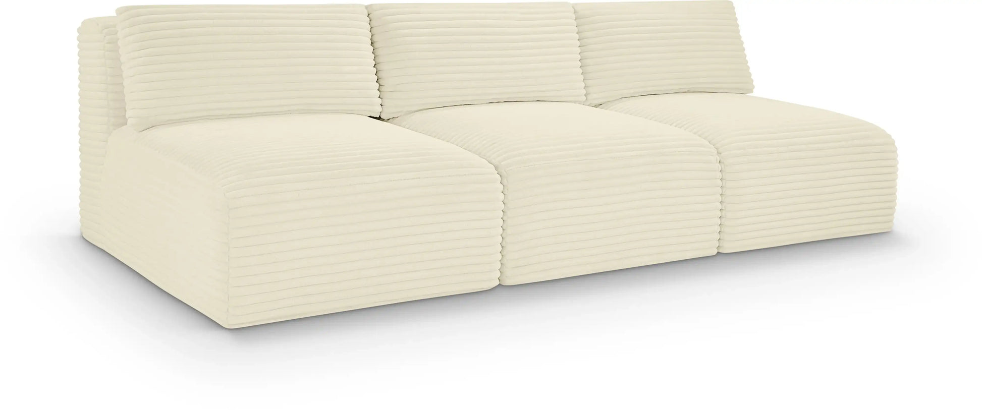 Shaggy - 3 Seat Modular Armless Sofa - Best Buy Furniture