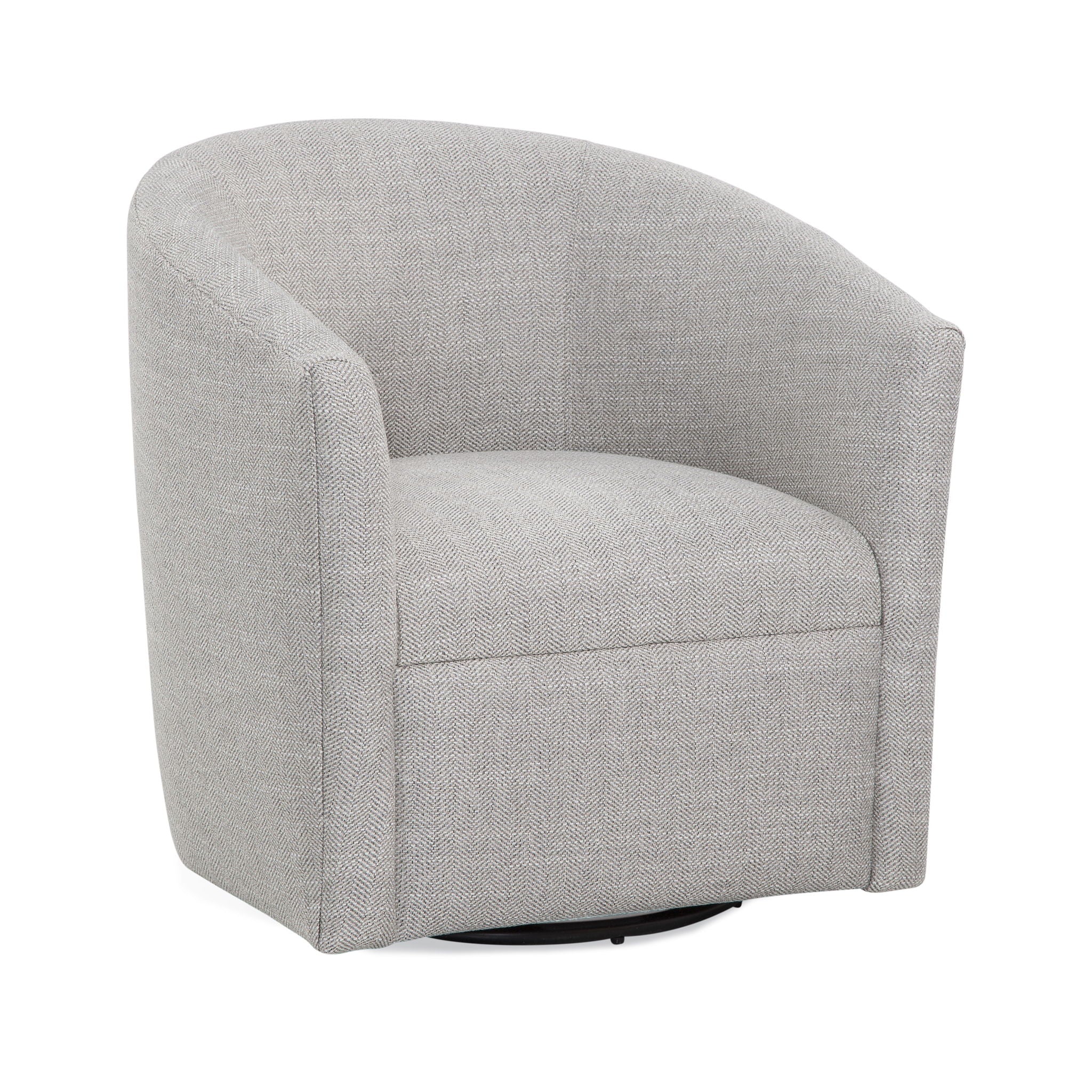 Lainey - Swivel Barrel Chair With 360 Degree Rotation - Best Buy Furniture