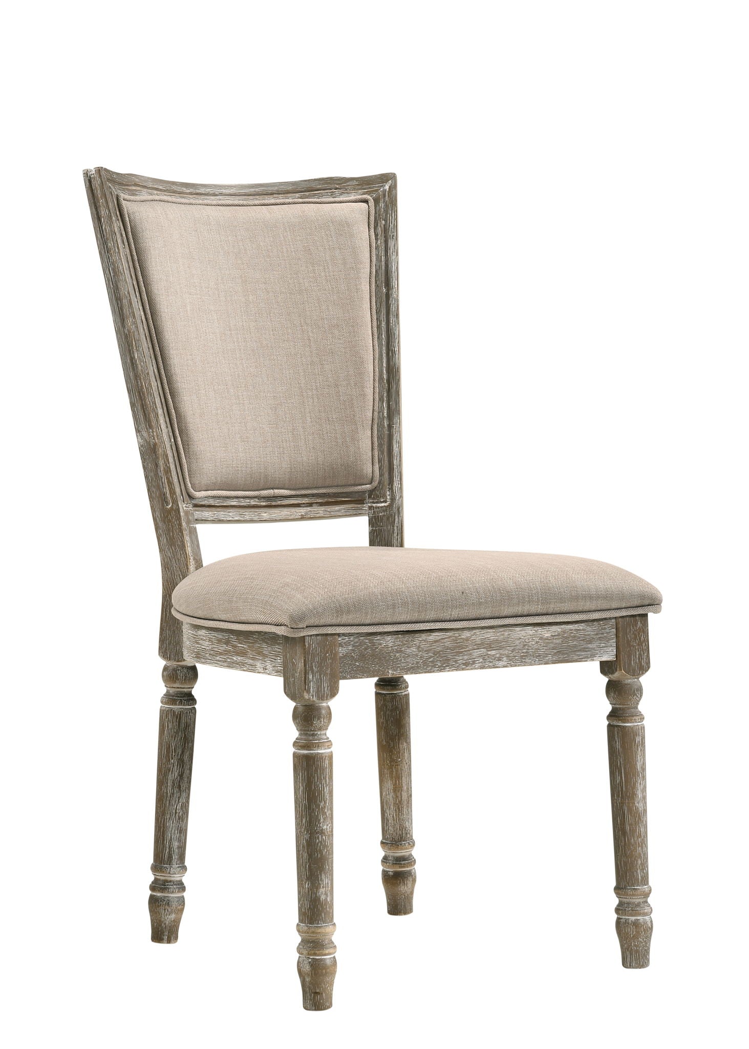 Gabrian - Two Tone, Reclaimed Side Chair (Set of 2) - Beige / Gray - Best Buy Furniture