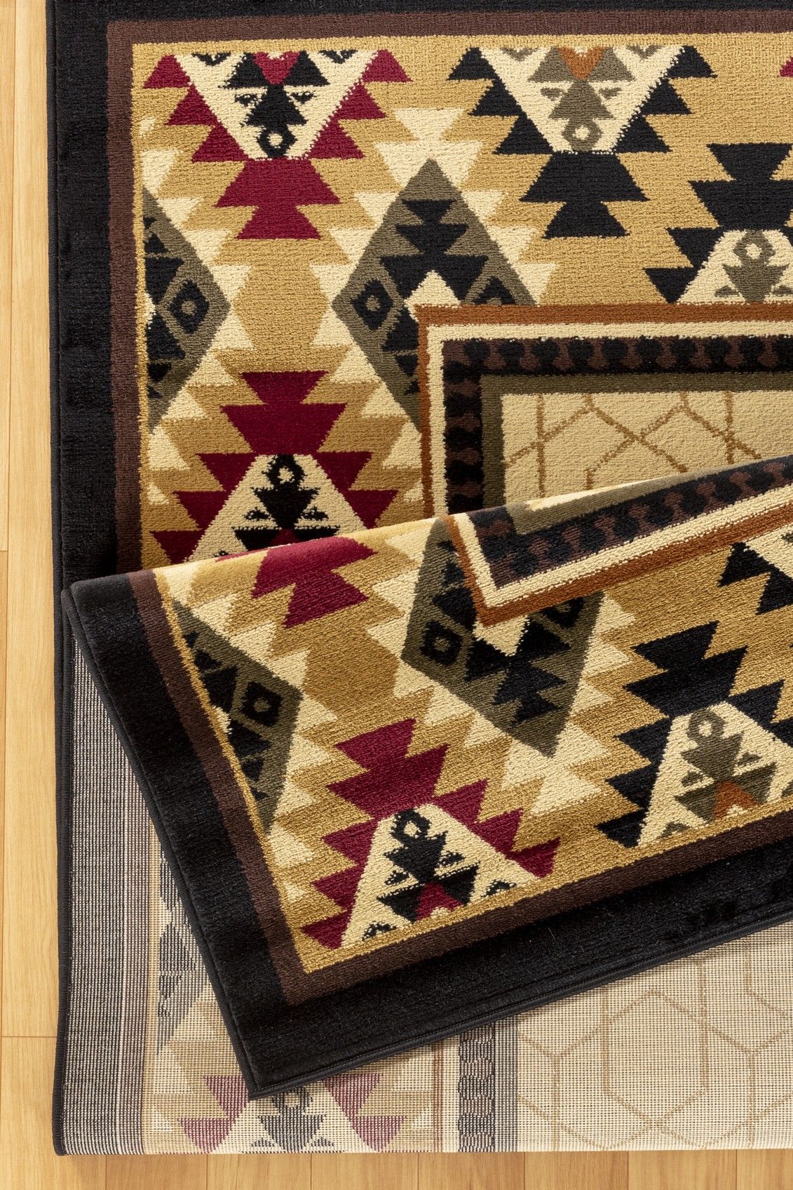 Tribes - 5'3" X 7'3" Polypropylene, Southwest Area Rug - Cream - Best Buy Furniture