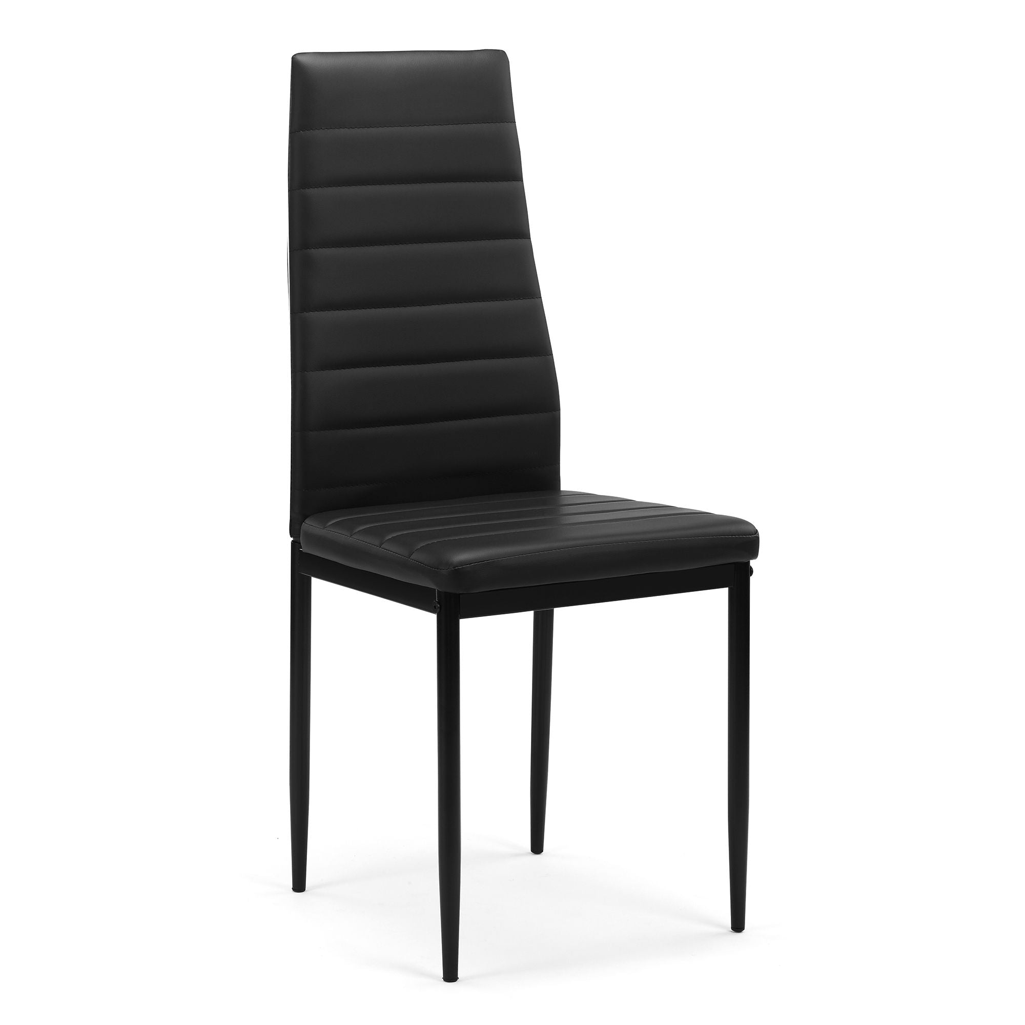 Dining Chair (Set of 4) - Black - Best Buy Furniture