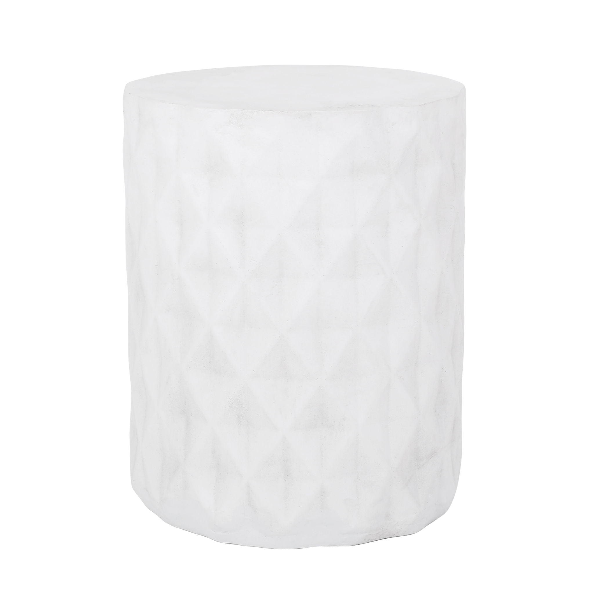 Outdoor Lightweight Concrete, Side Table - Antique White - Best Buy Furniture