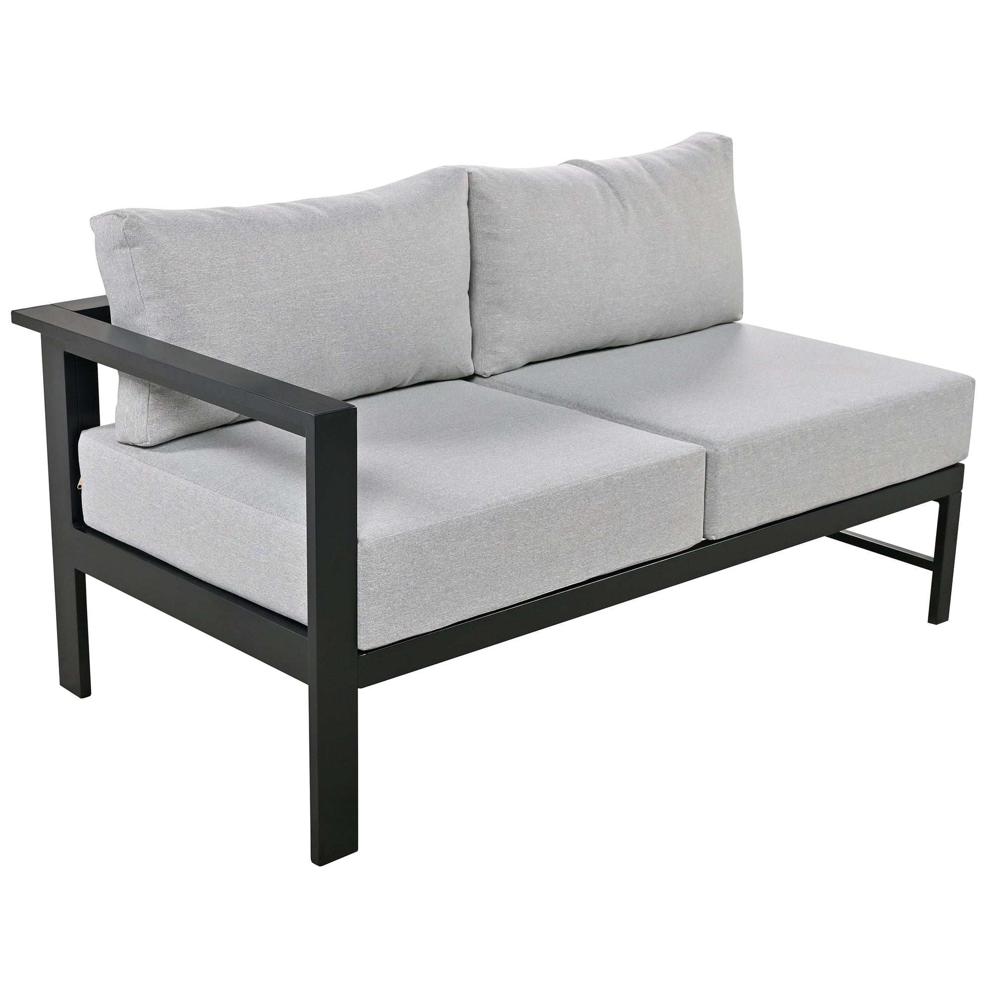 U-shaped multi-person outdoor sofa set, suitable for gardens, backyards, and balconies. - Best Buy Furniture