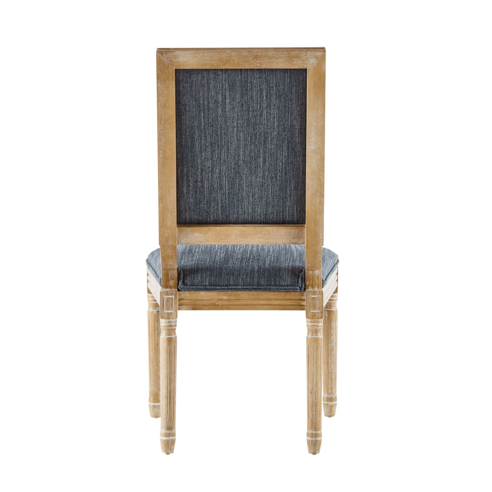 French Country Style Dining Chair With Upholstered Seating And Fluted Legs - Best Buy Furniture