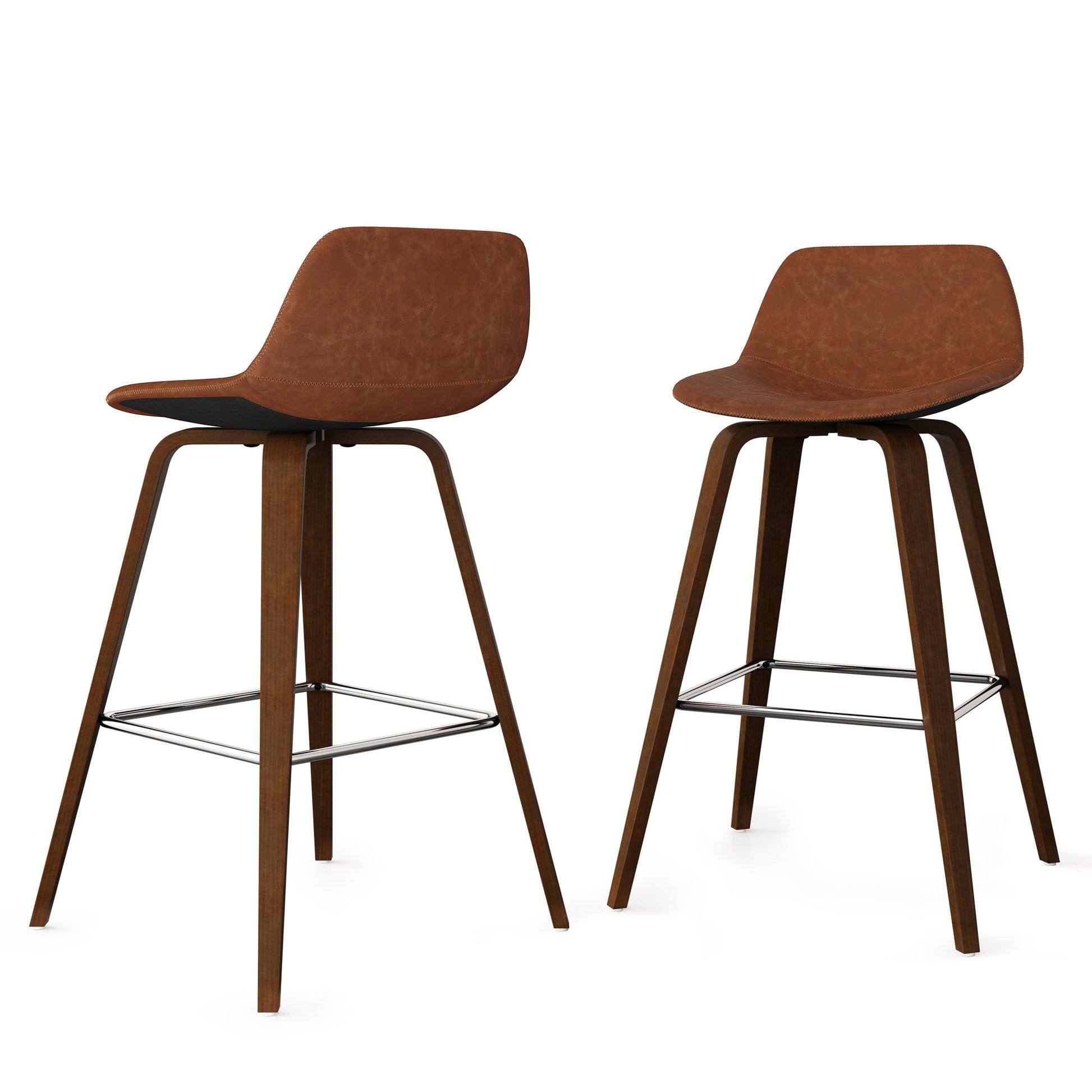 Randolph Bentwood - Counter / Bar Height Stool (Set of 2) - Best Buy Furniture