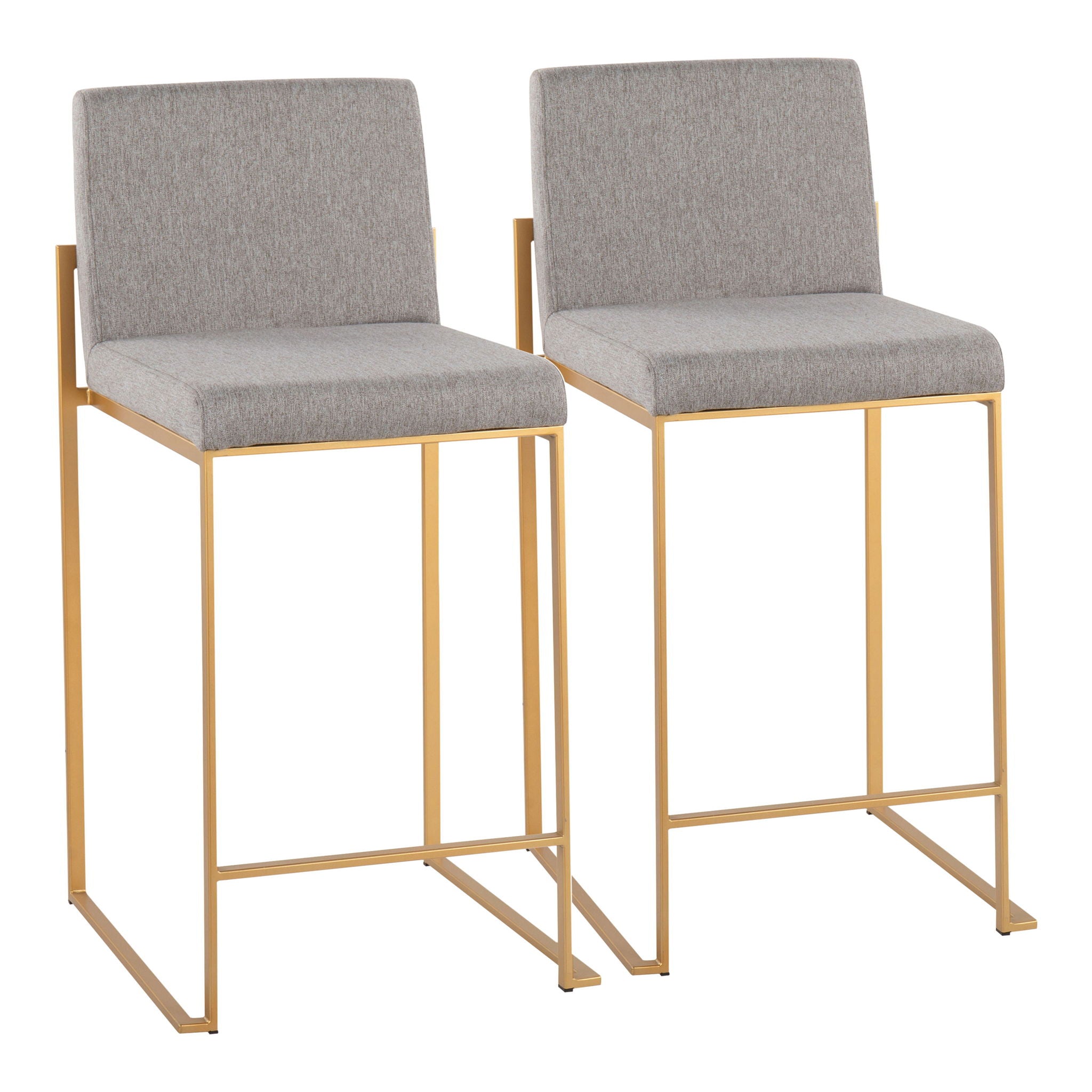 Fuji - Contemporary High Back Stylish Counter Stool - Best Buy Furniture