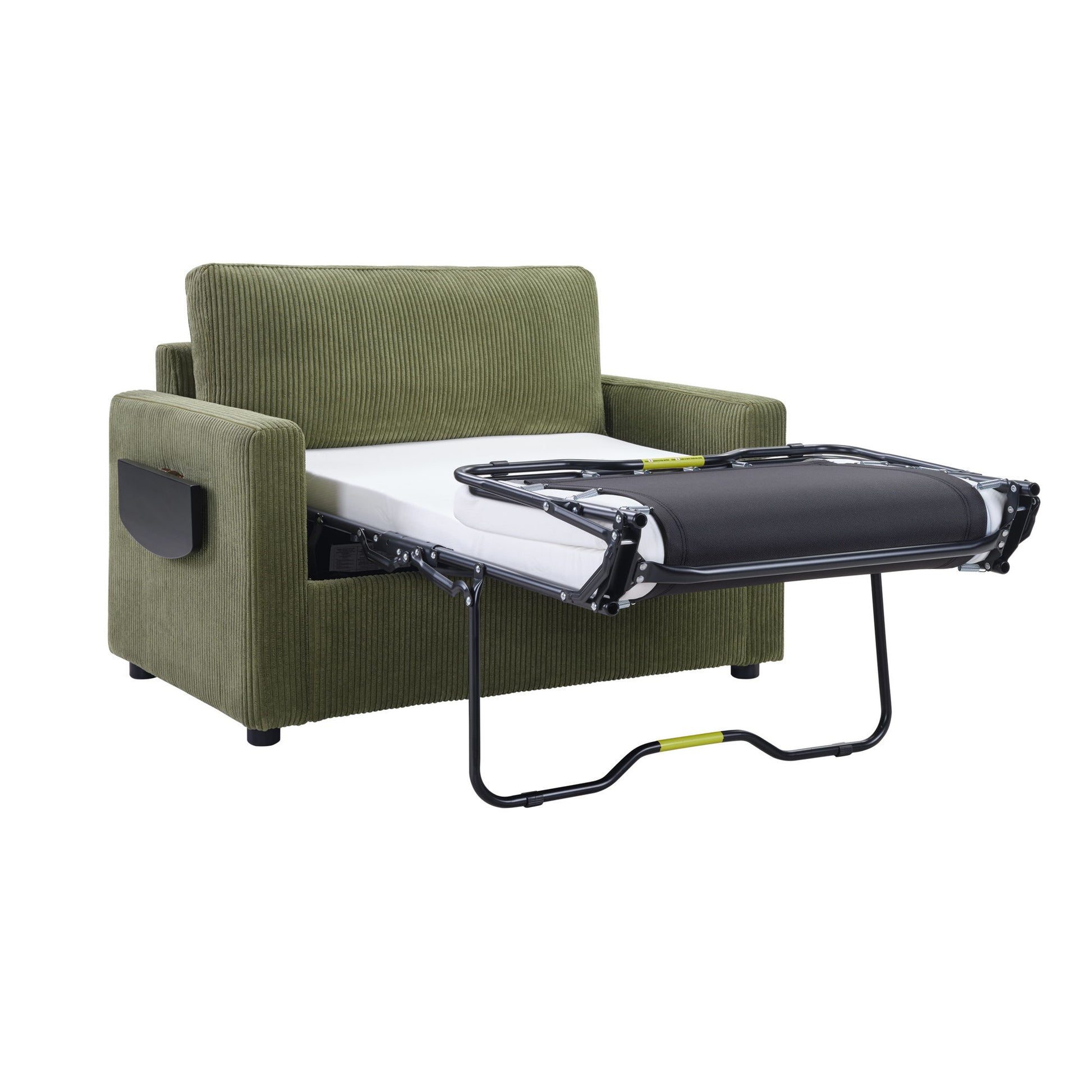 Sleeper Sofa With Foldable Mattress, USB Ports, Side Table & Storage Pocket - Best Buy Furniture