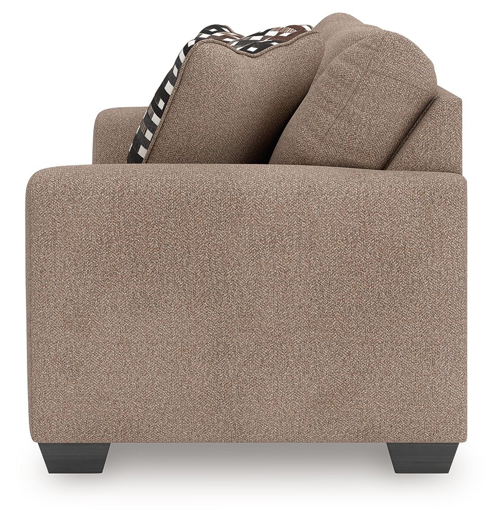 Triston-Peaks - Loveseat - Suede - Best Buy Furniture