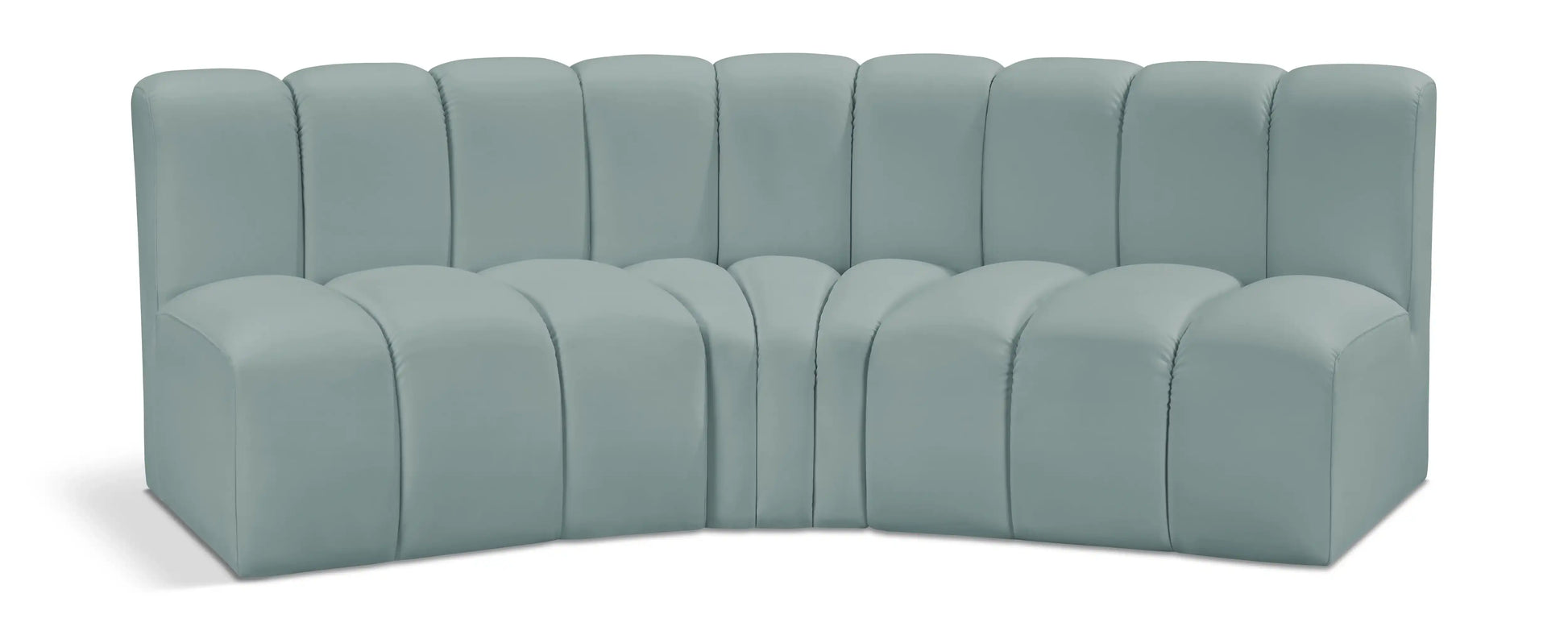 Arc - Faux Leather 3 Piece Modular Corner Sofa - Best Buy Furniture