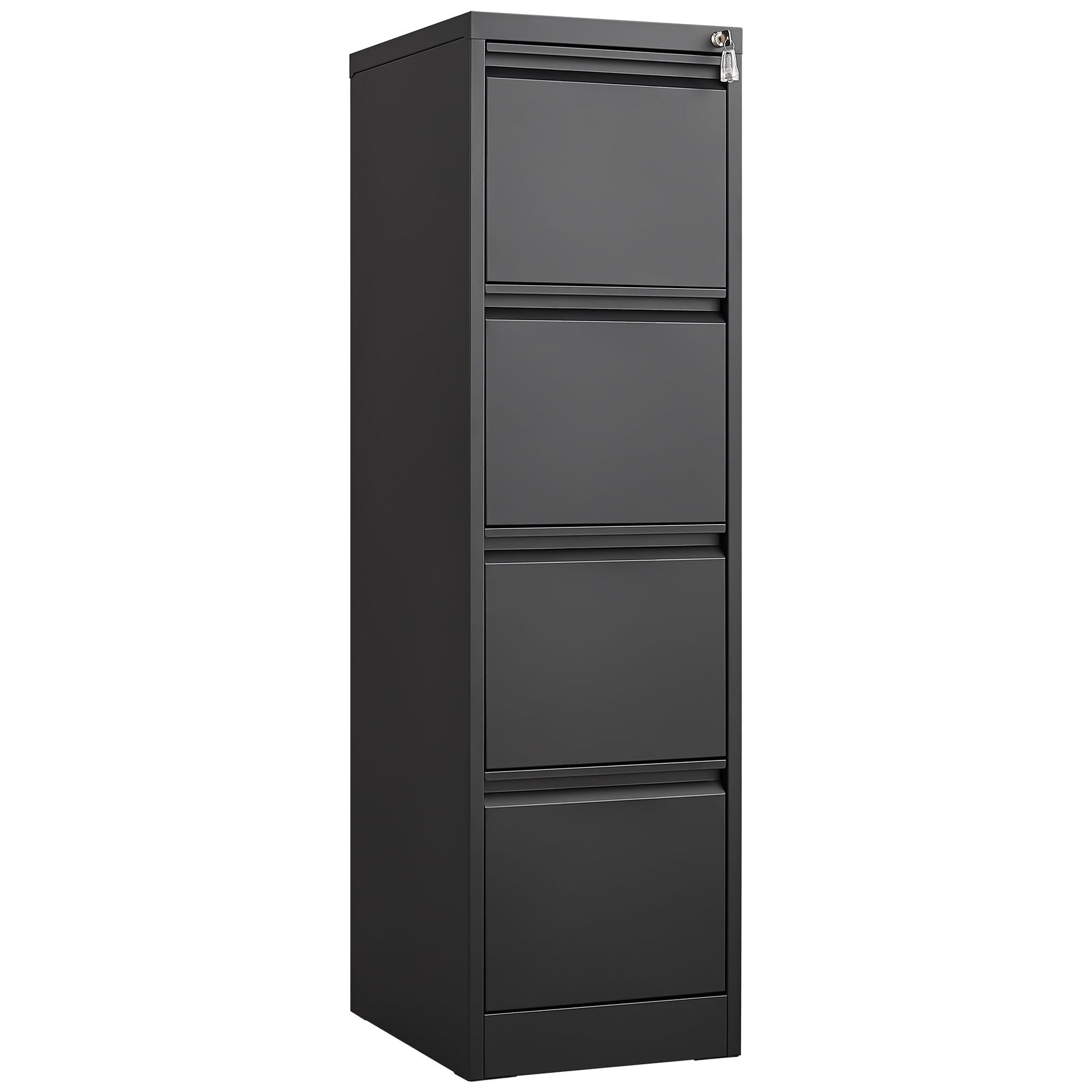 Durable Metal 3 Drawer File Cabinet With Lock For Office Storage - Best Buy Furniture