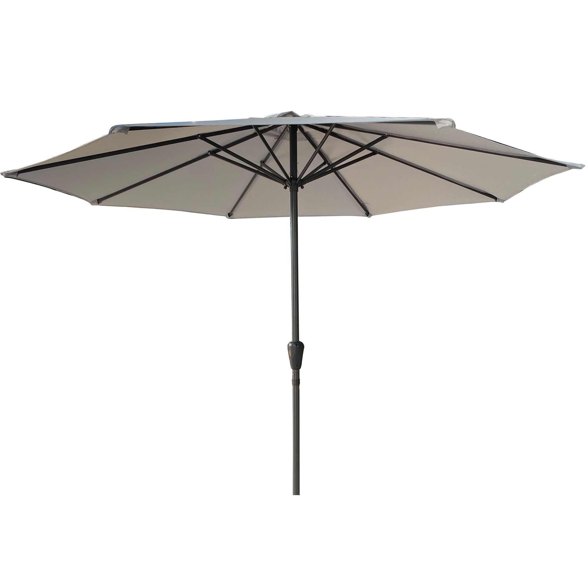 Patio Market Umbrella With 8 Steel Ribs, UV-Resistant And Waterproof Canopy - Best Buy Furniture