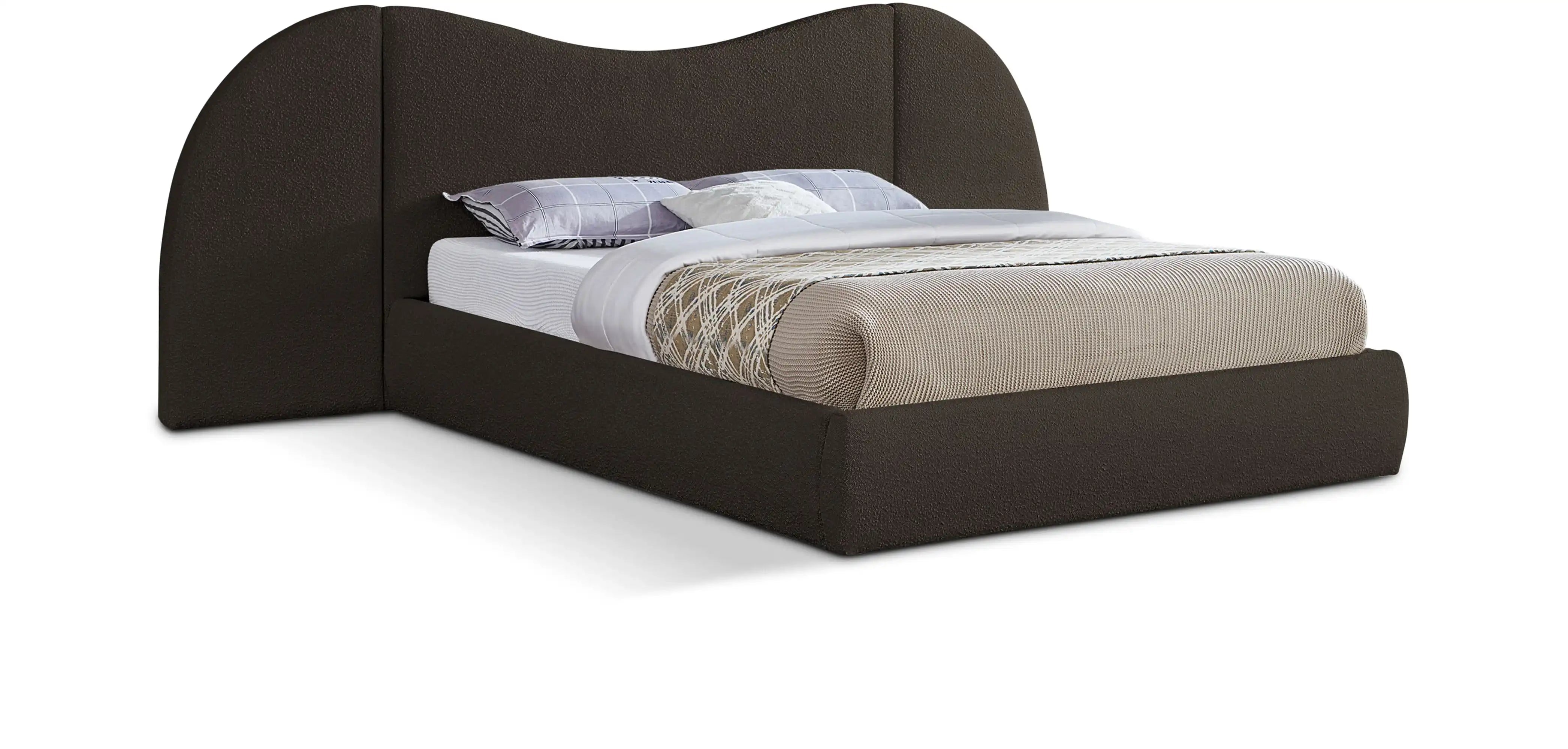 Everest - Boucle Fabric Bed - Best Buy Furniture