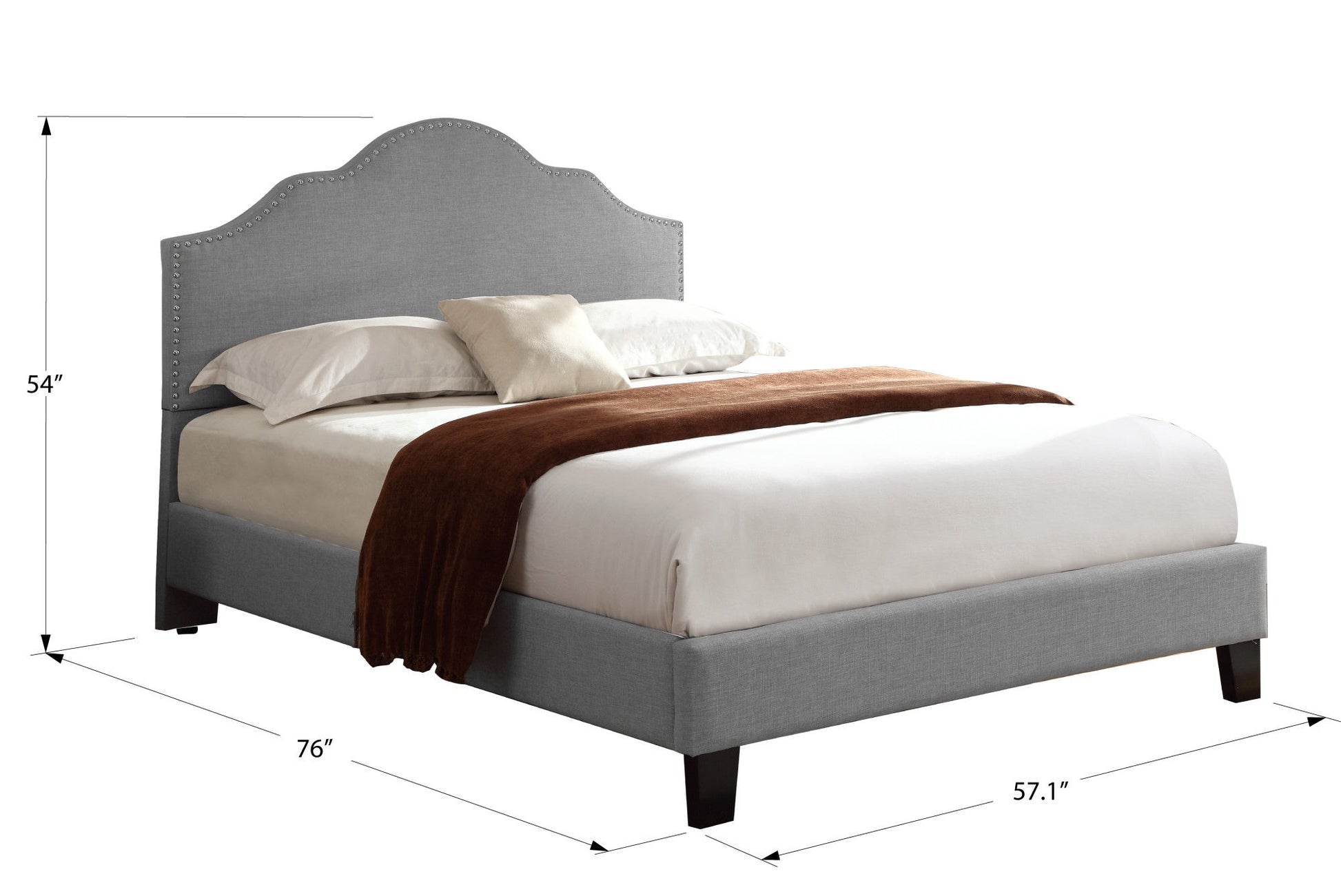 Kopa - Fabric Upholstered Bed - Best Buy Furniture