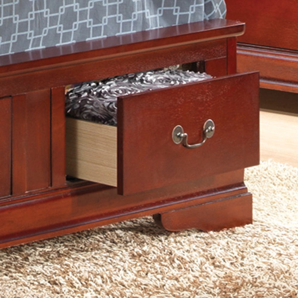 Louis Phillipe - Storage Bed - Best Buy Furniture