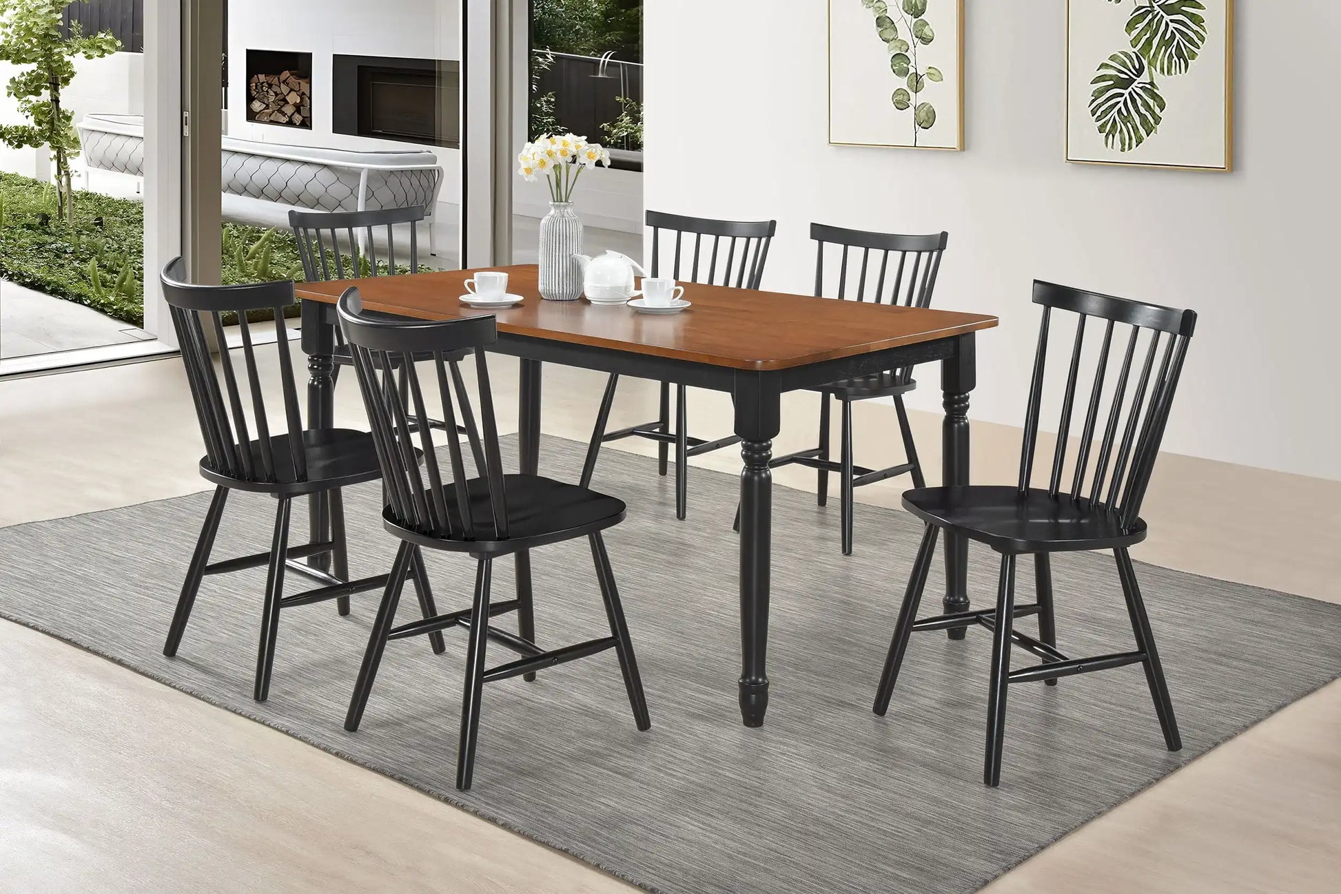 Hollyoak - Rectangular Dining Set - Best Buy Furniture