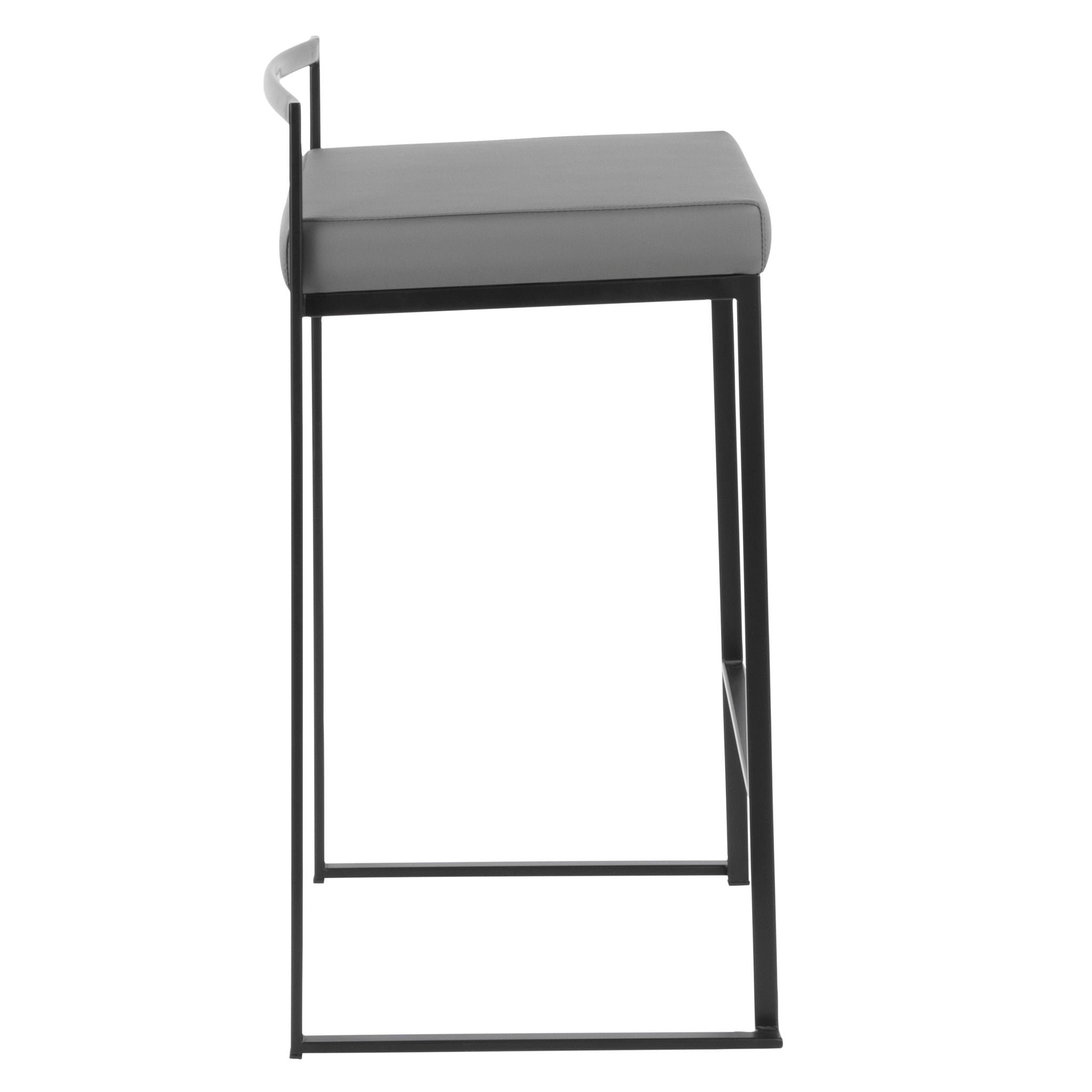 Fuji - Contemporary Style Stackable Counter Stool - Best Buy Furniture
