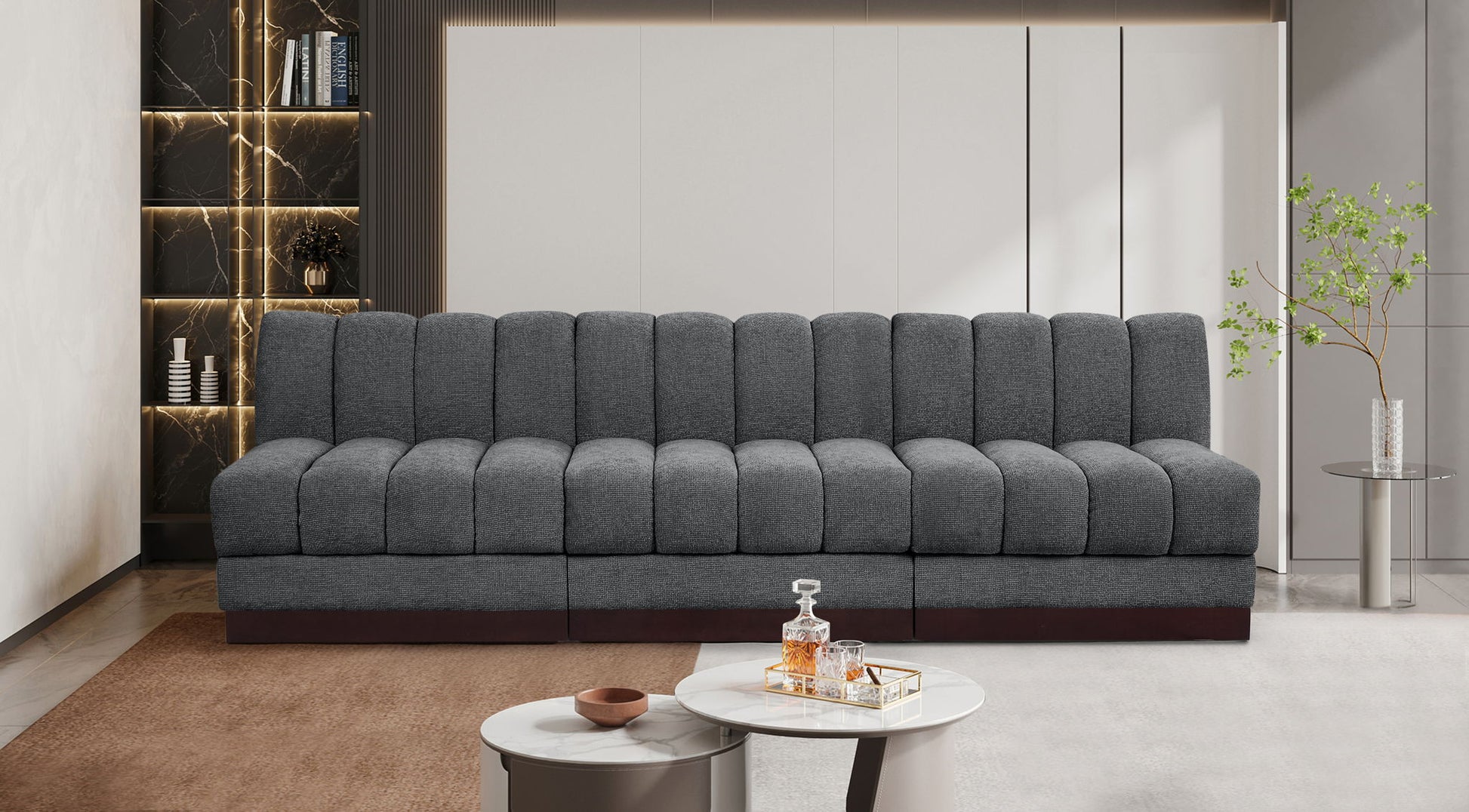 Quinn - 3 Seat Modular Armless Sofa - Best Buy Furniture