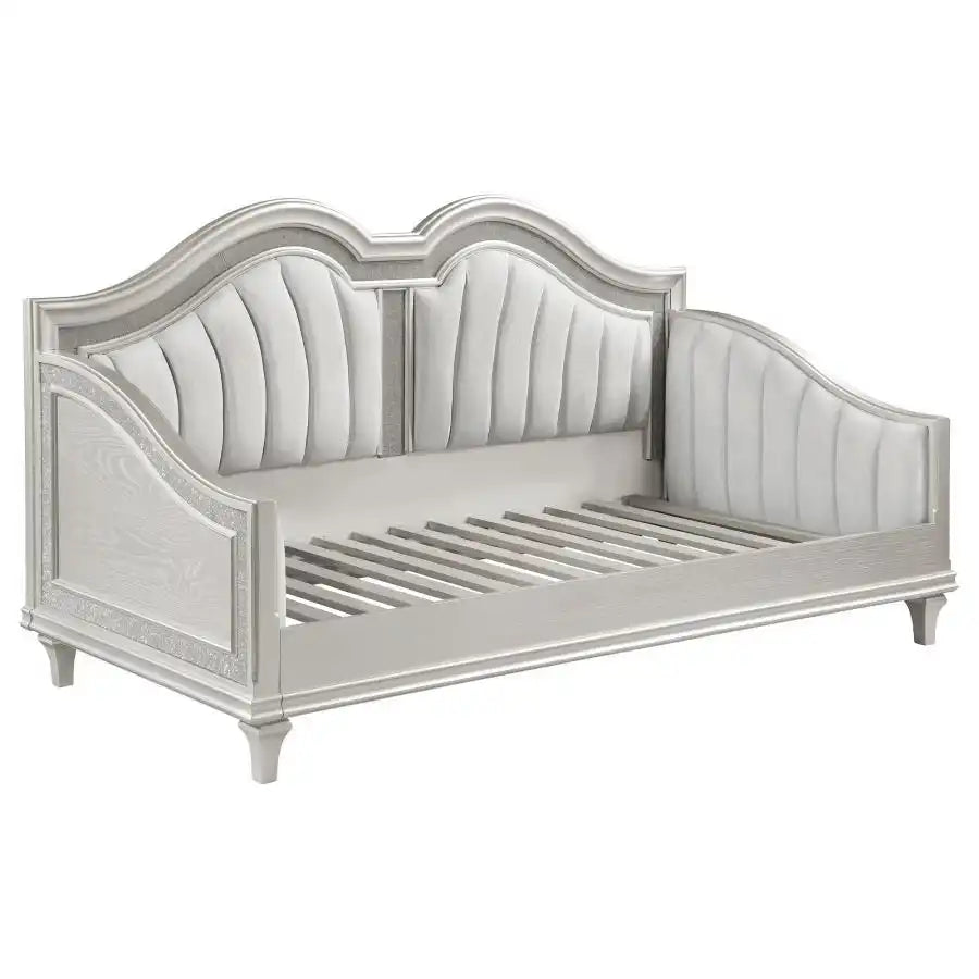 Evangeline - Upholstered Twin Daybed - Silver Oak - Best Buy Furniture