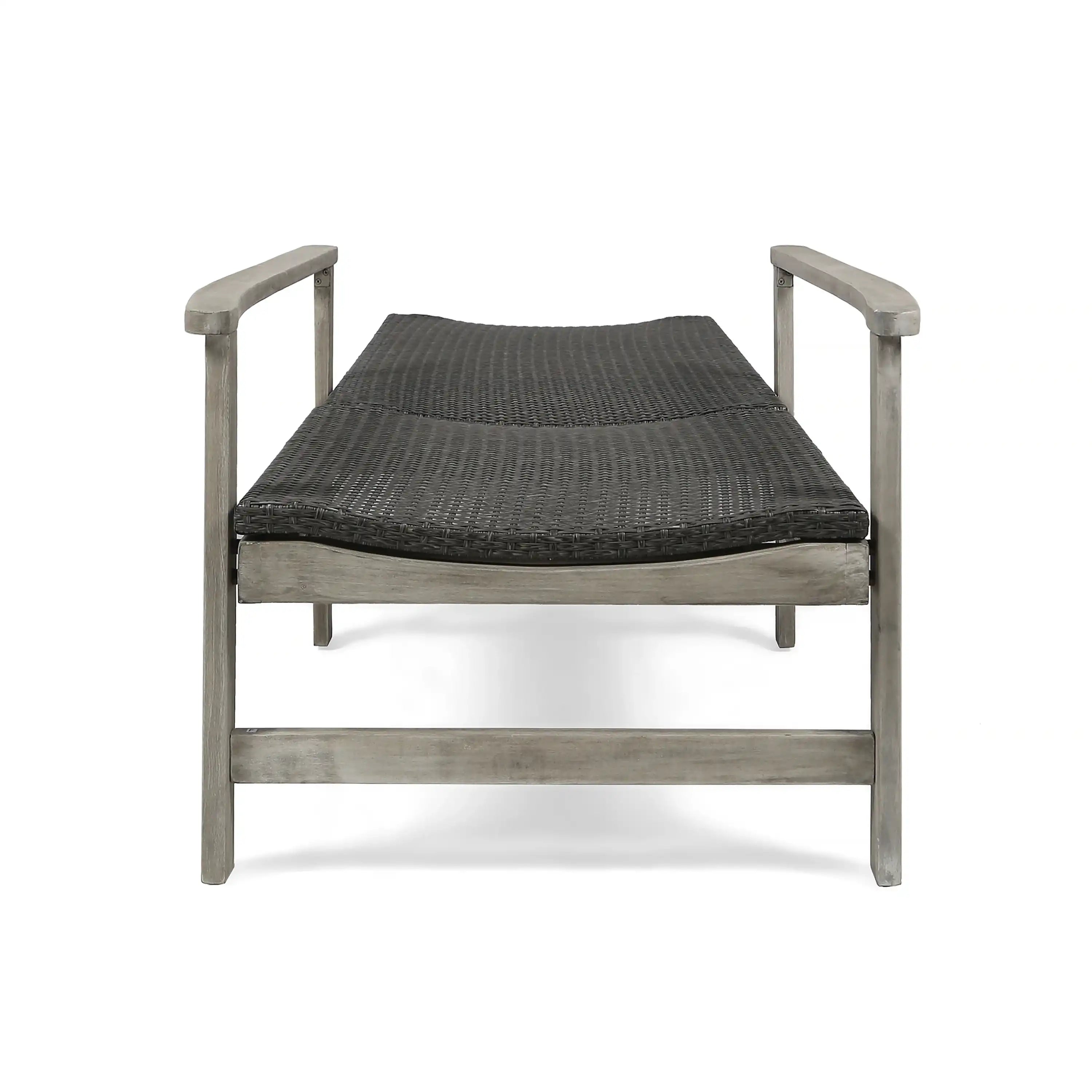 HAMPTON WOOD + WICKER CHAISE LOUNGE - Best Buy Furniture