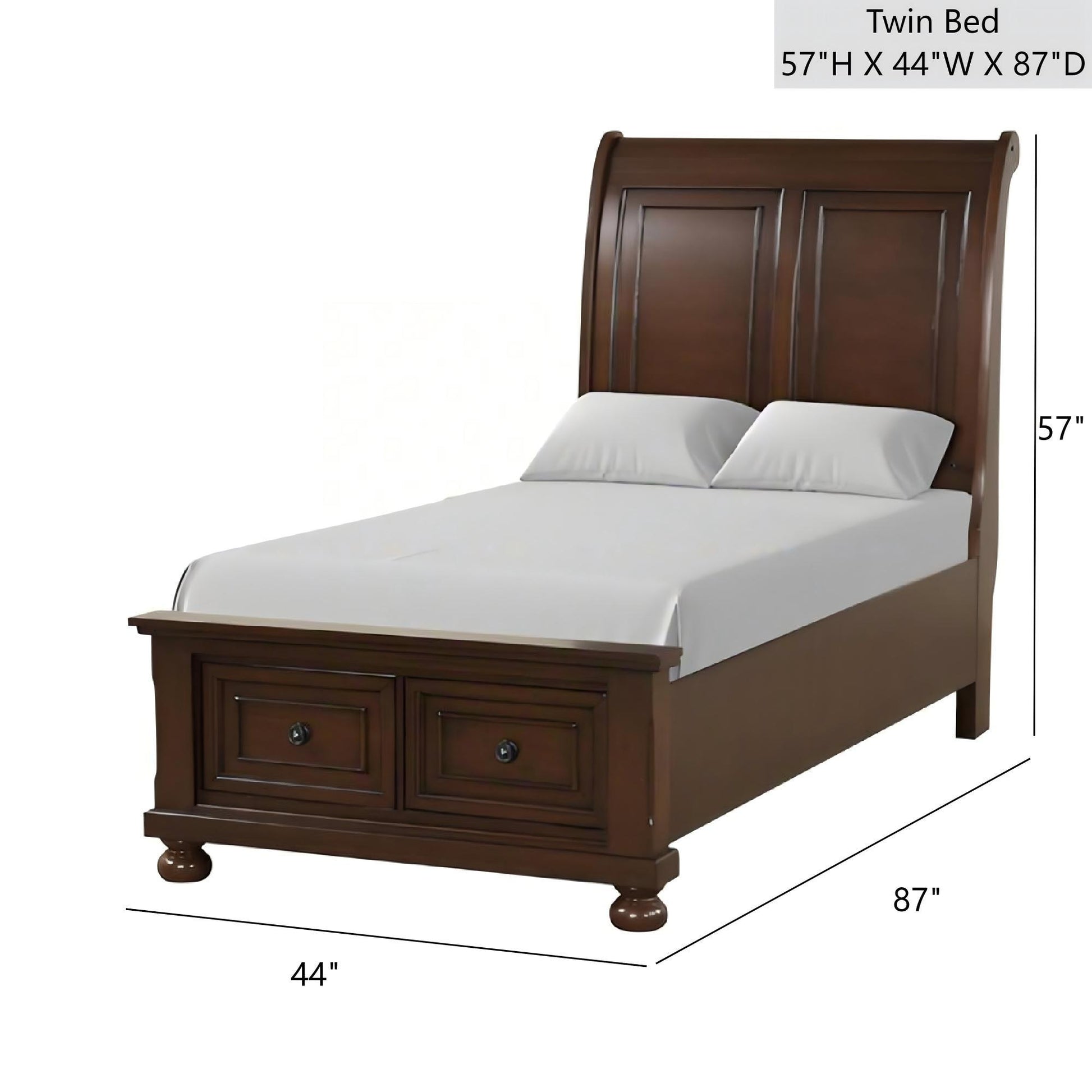 Meade - Sleigh Bed - Best Buy Furniture