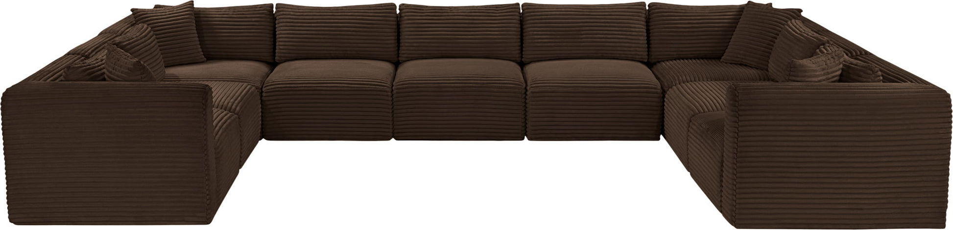 Shaggy - 9 Piece Modular U-Shaped Sectional - Best Buy Furniture