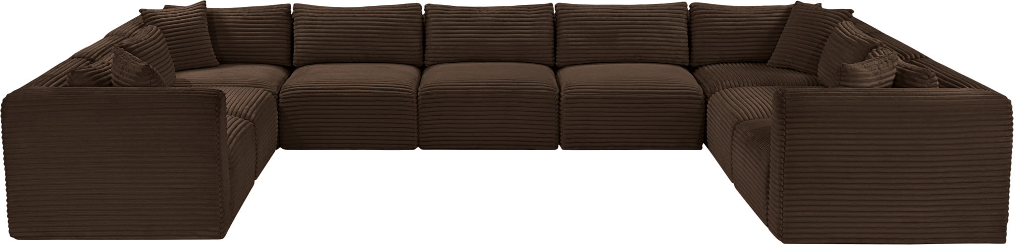 Shaggy - 9 Piece Modular U-Shaped Sectional - Best Buy Furniture