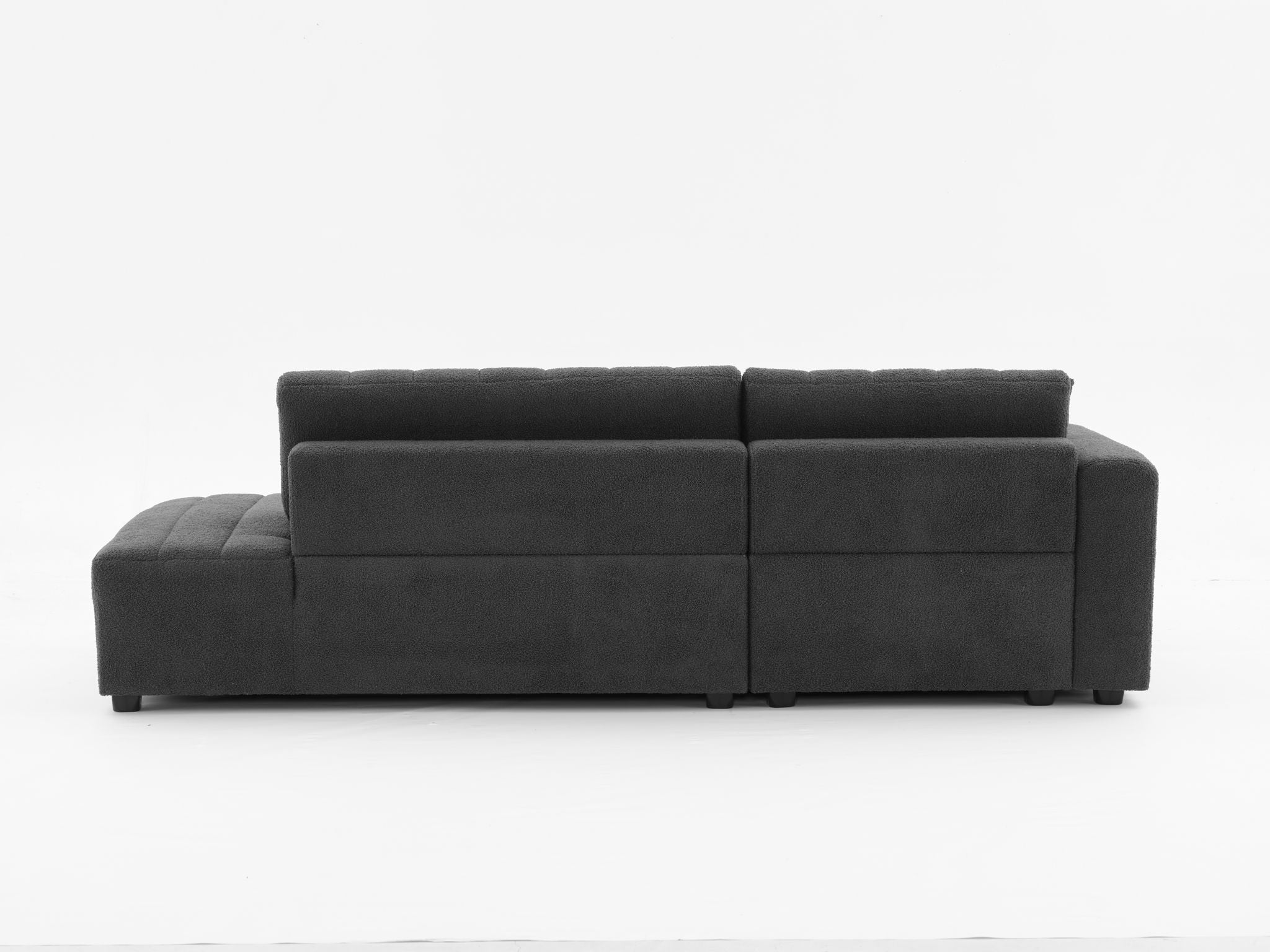 Jessica - Lamb Wool Sectional Sofa With Chaise - Best Buy Furniture