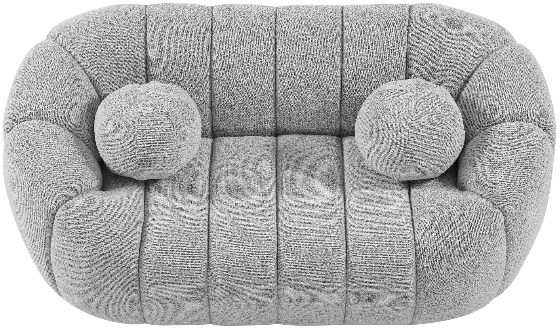 Elijah - Boucle Fabric Loveseat - Best Buy Furniture