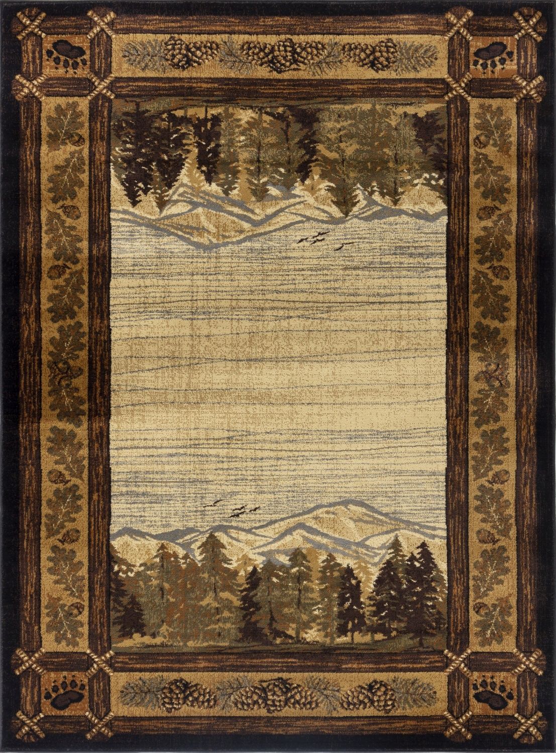Nature's Nest - GC_CBL3009 Lodge Area Rug - Best Buy Furniture