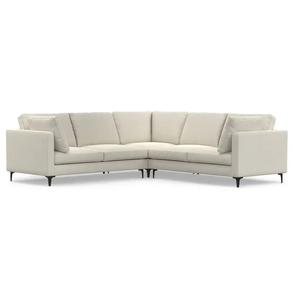 Ava - Mid Century Corner Sectional Sofa Handcrafted - Best Buy Furniture