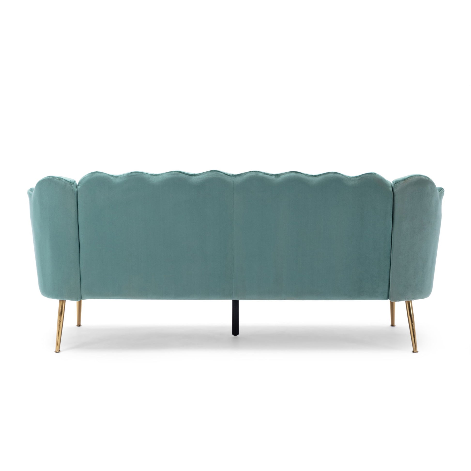 Modern Glam 3 Seater Sofa With Velvet Texture - Best Buy Furniture