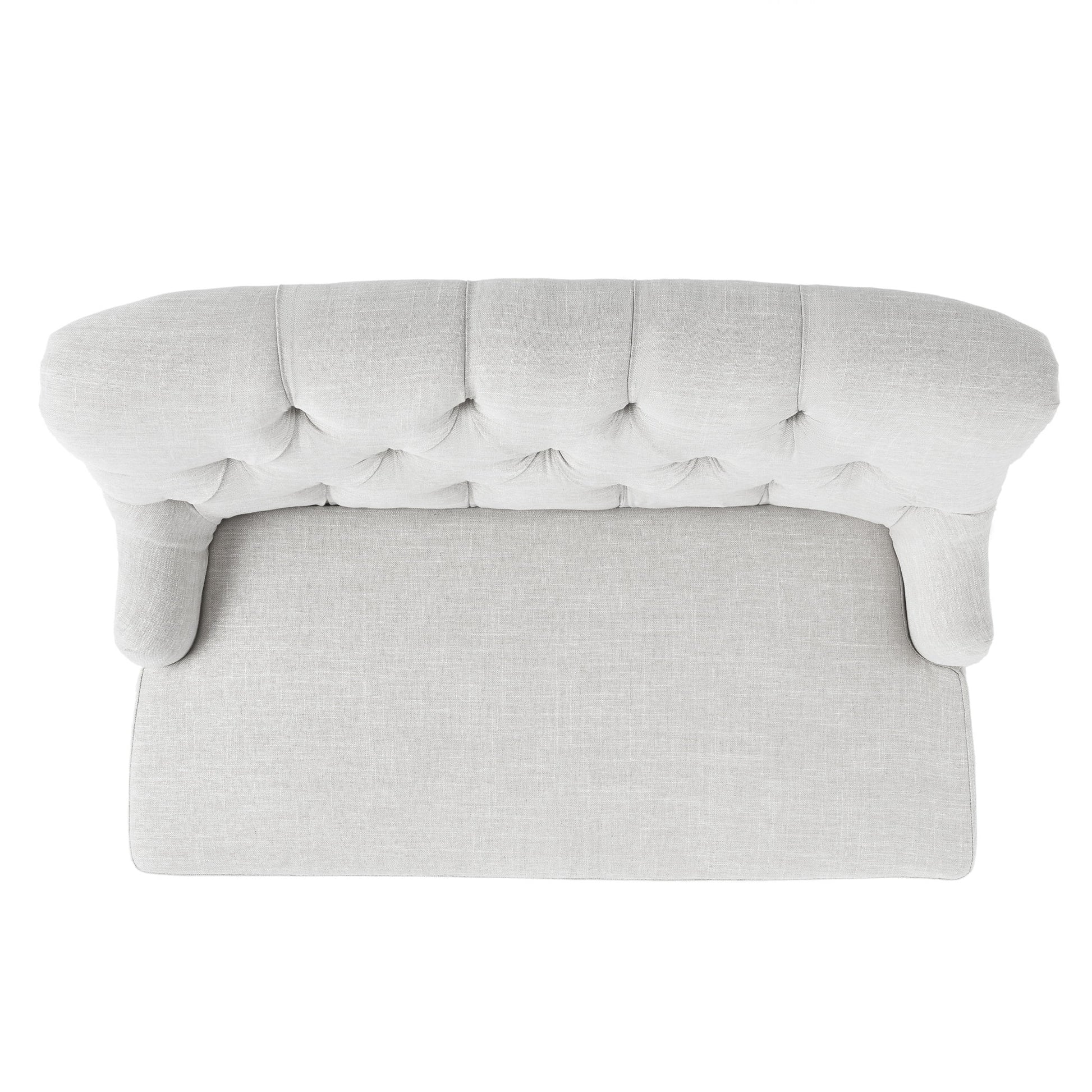 Nicole - French Style Upholstered Loveseat With Tufted Backrest - Best Buy Furniture