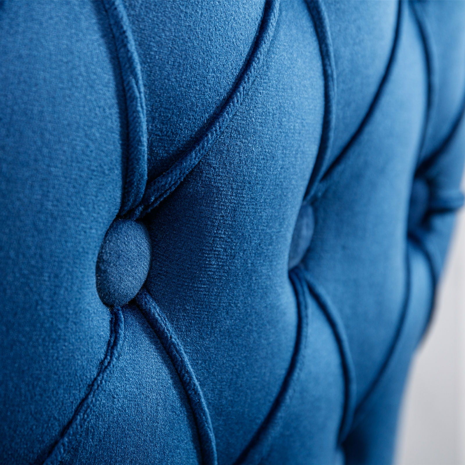 Contemporary Velvet Upholstered Wing-Back Barstools With Button Tufted Decoration And Wooden Legs, And Chrome Nailhead Trim, Leisure Style Bar Chairs, Bar Stools (Set of 2) - Best Buy Furniture