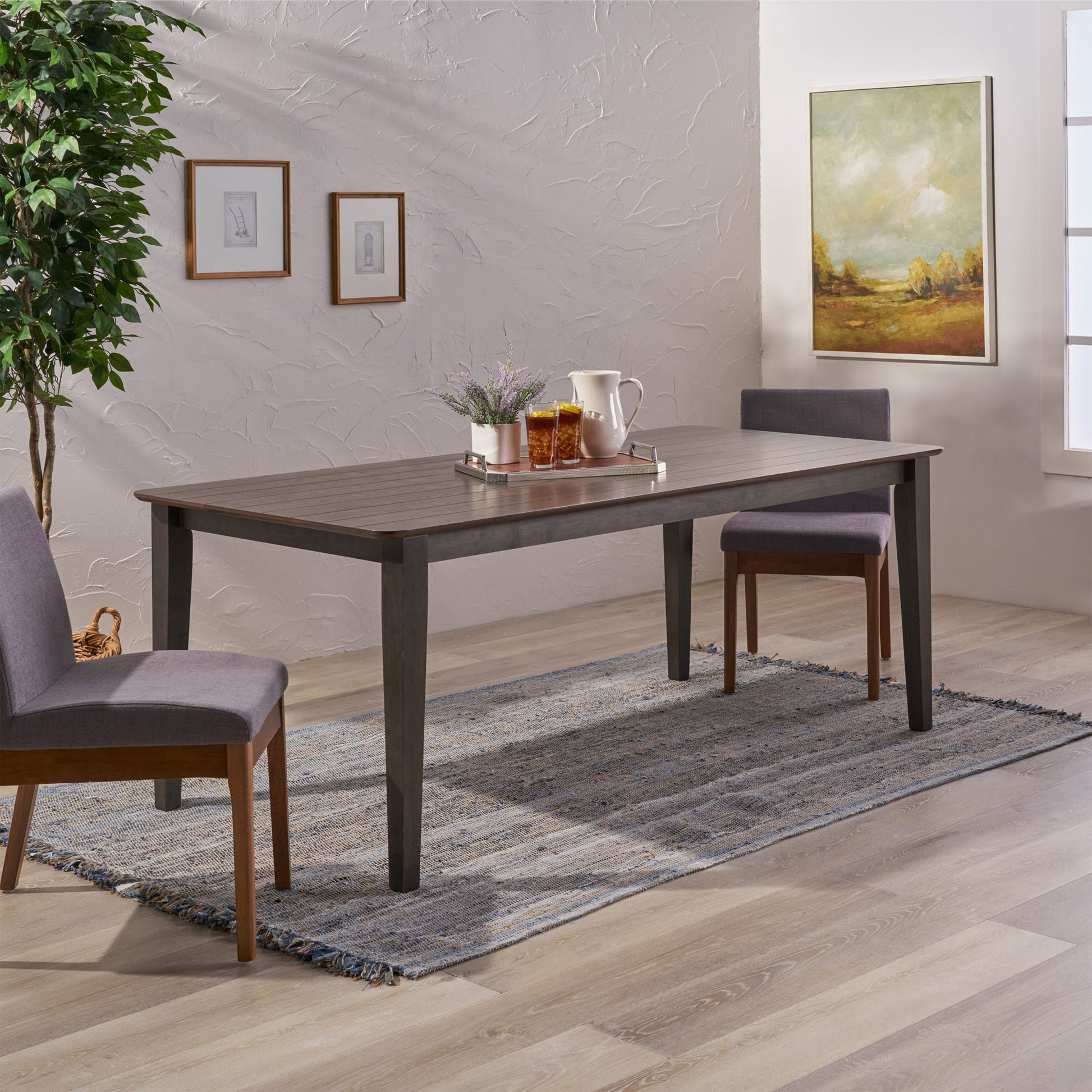 Farmhouse Charm Dining Table With Square Leg - Best Buy Furniture