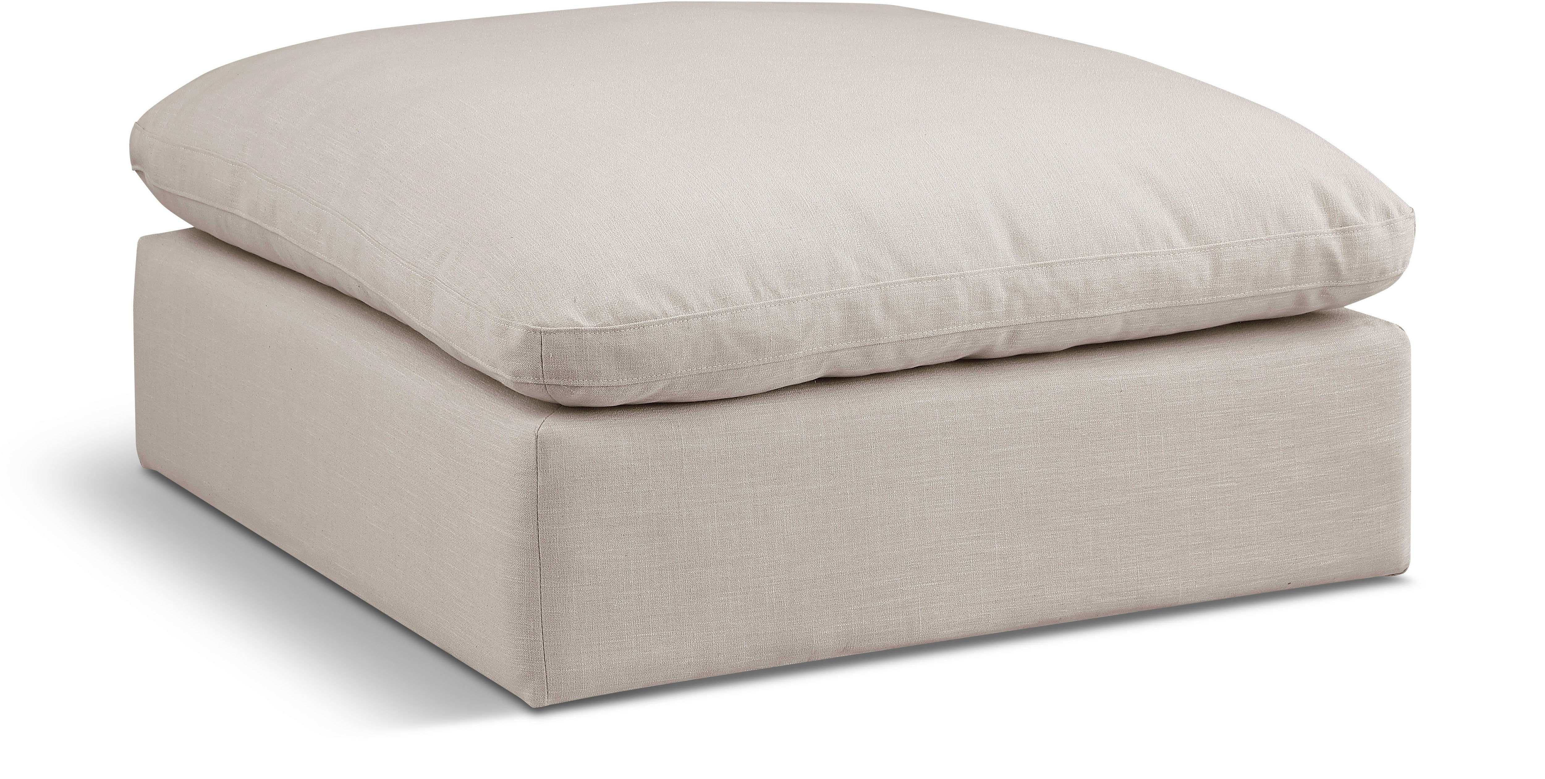 Comfy - Linen Ottoman - Best Buy Furniture