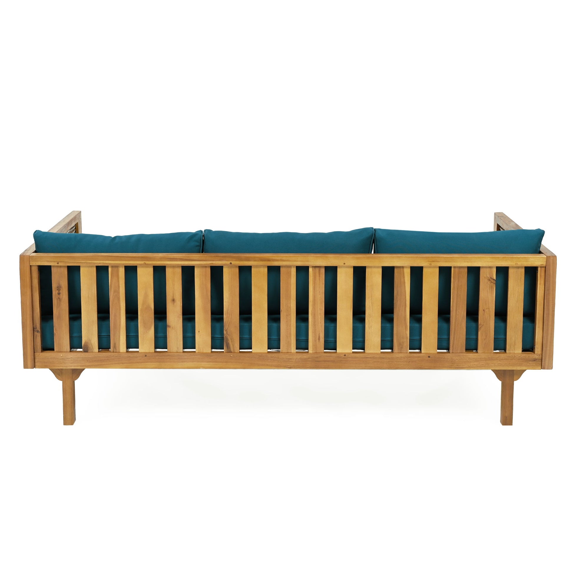Claremont - 3 Seater Daybed Teak Acacia Wood Water Resistant Cushions - Best Buy Furniture