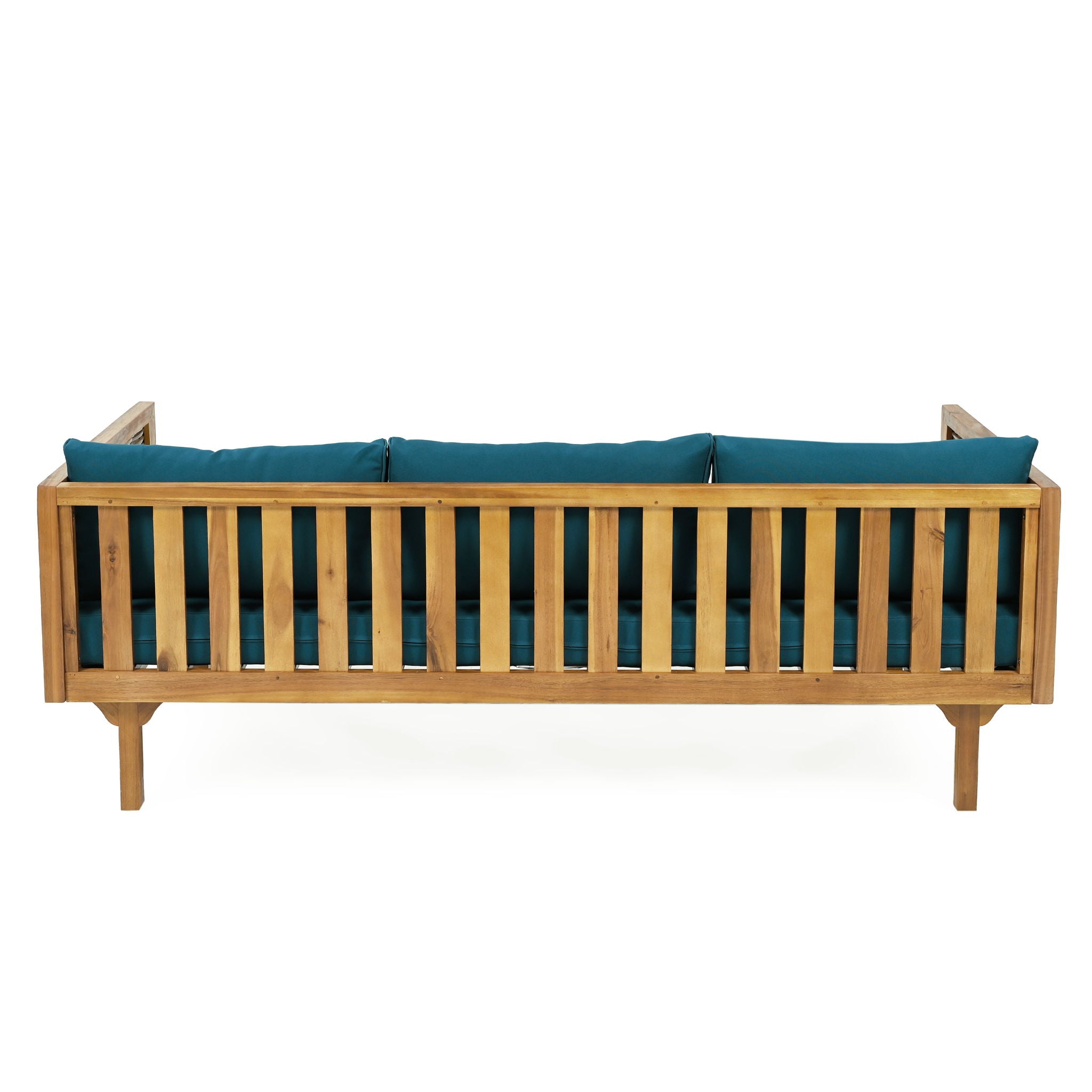 Claremont - 3 Seater Daybed Teak Acacia Wood Water Resistant Cushions - Best Buy Furniture