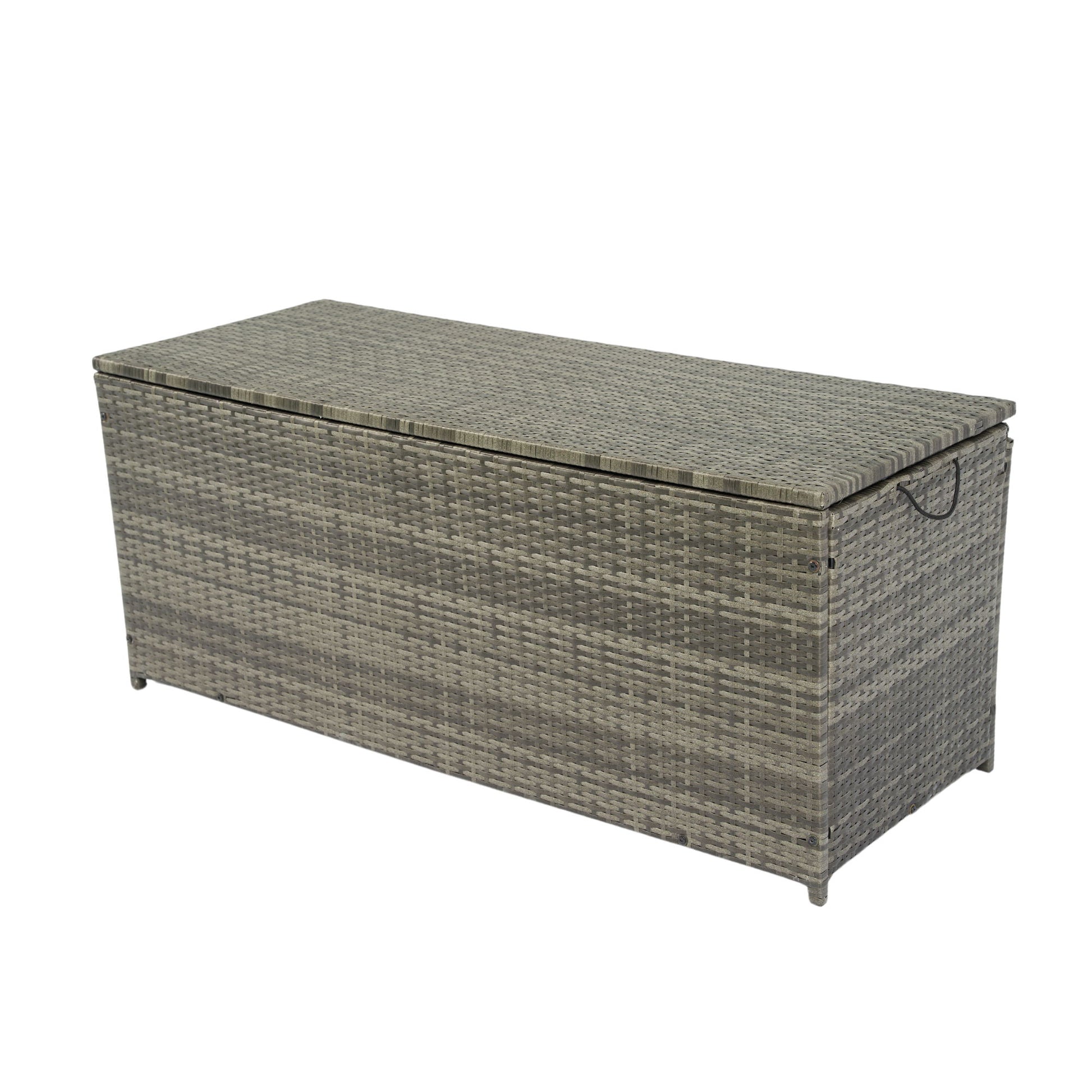Outdoor Storage Box, Wicker Patio Deck Boxes With Lid, Outdoor Cushion Storage For Kids Toys, Pillows, Towel, Wicker - Best Buy Furniture