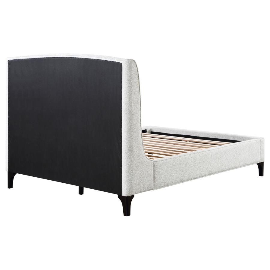 Mosby - Upholstered Wingback Bed - Best Buy Furniture