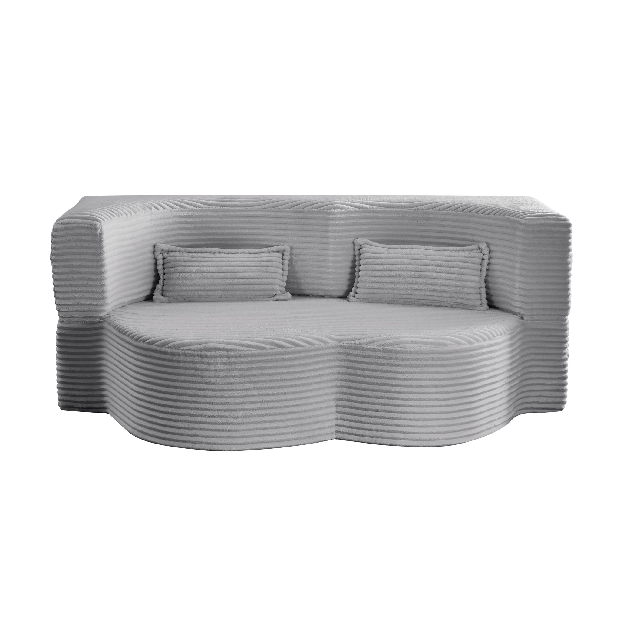 Floor Convertible Sleeper Sofa Bed With 2 Pillows - Best Buy Furniture