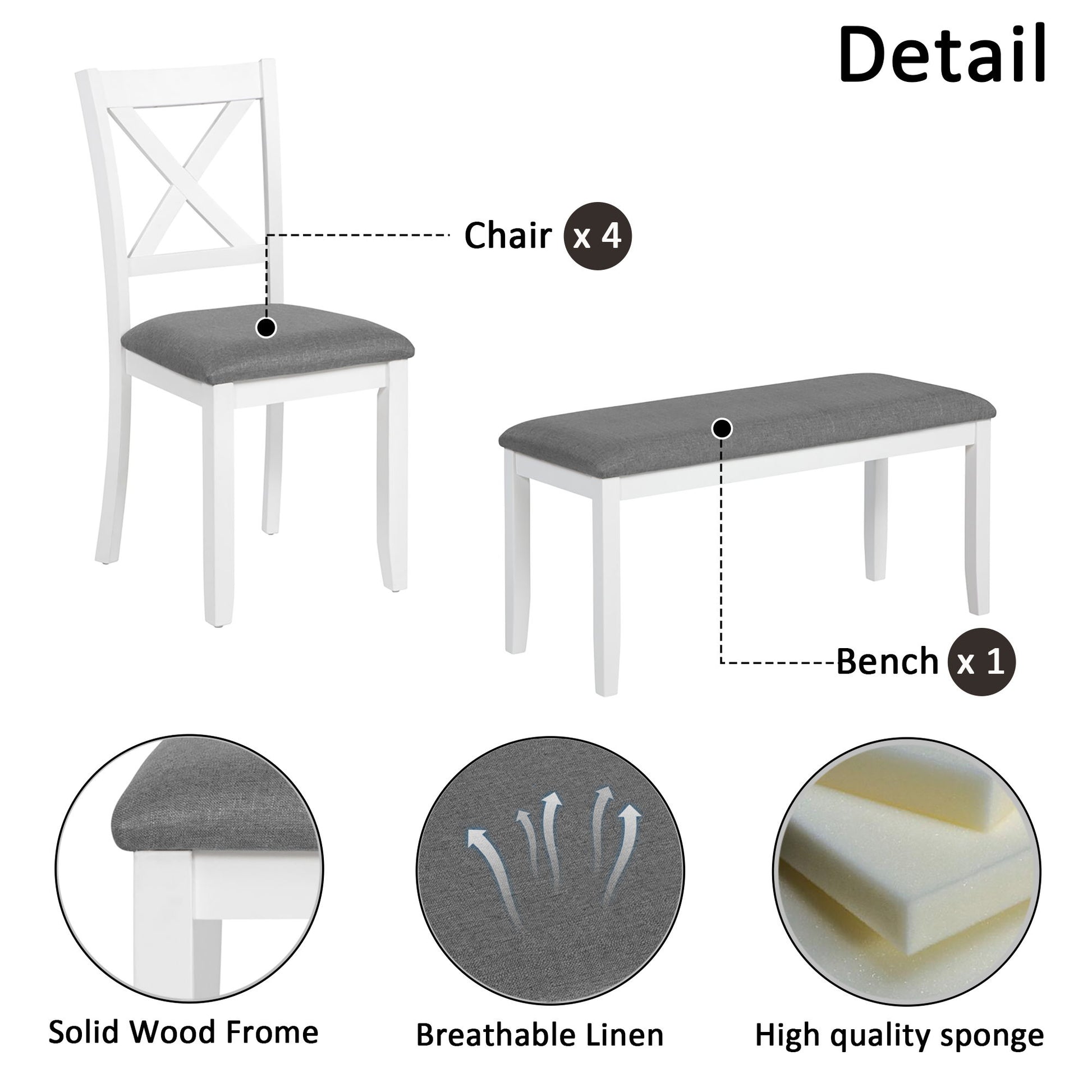 Modern Dining Table Set With Chairs For Kitchen - Best Buy Furniture