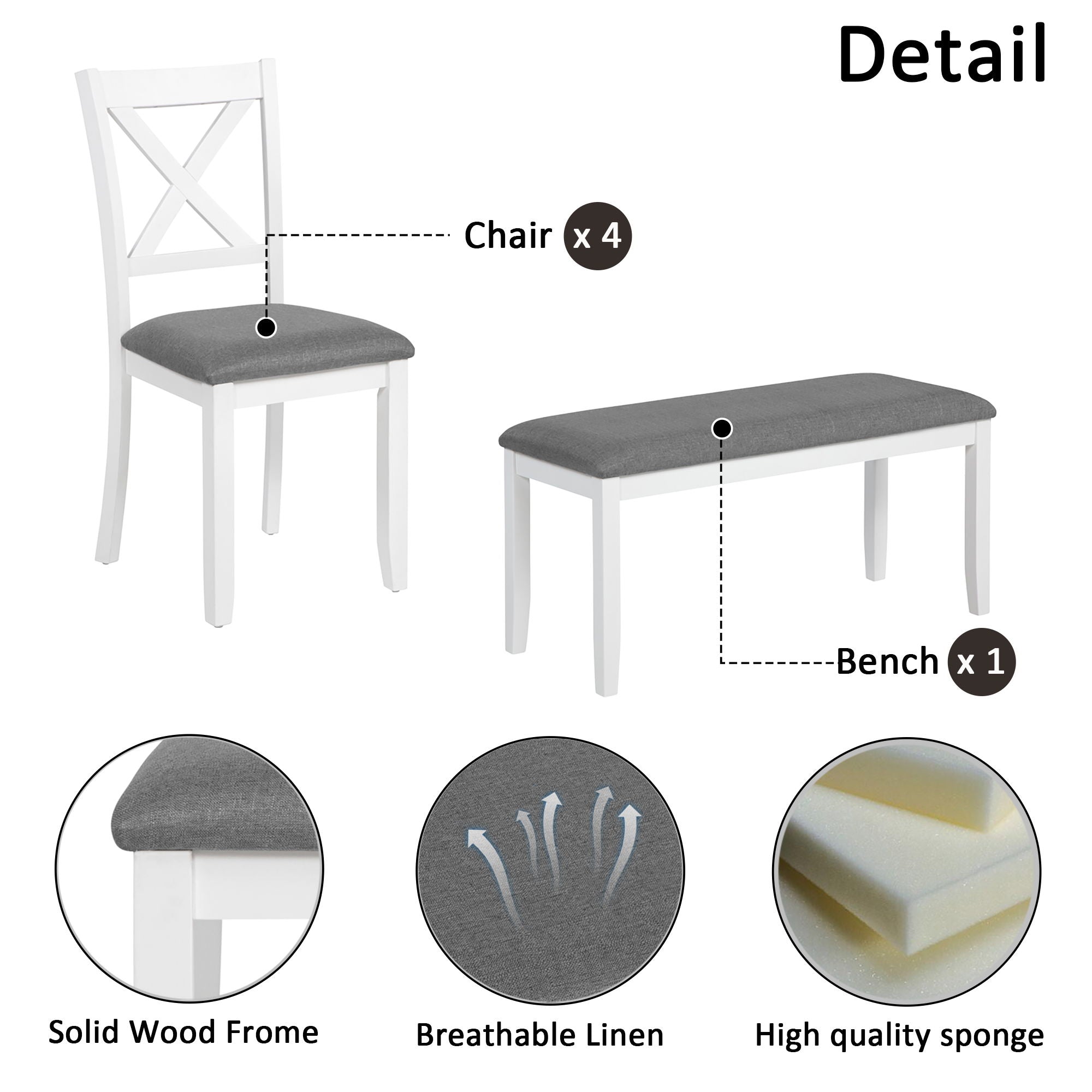 Modern Dining Table Set With Chairs For Kitchen - Best Buy Furniture