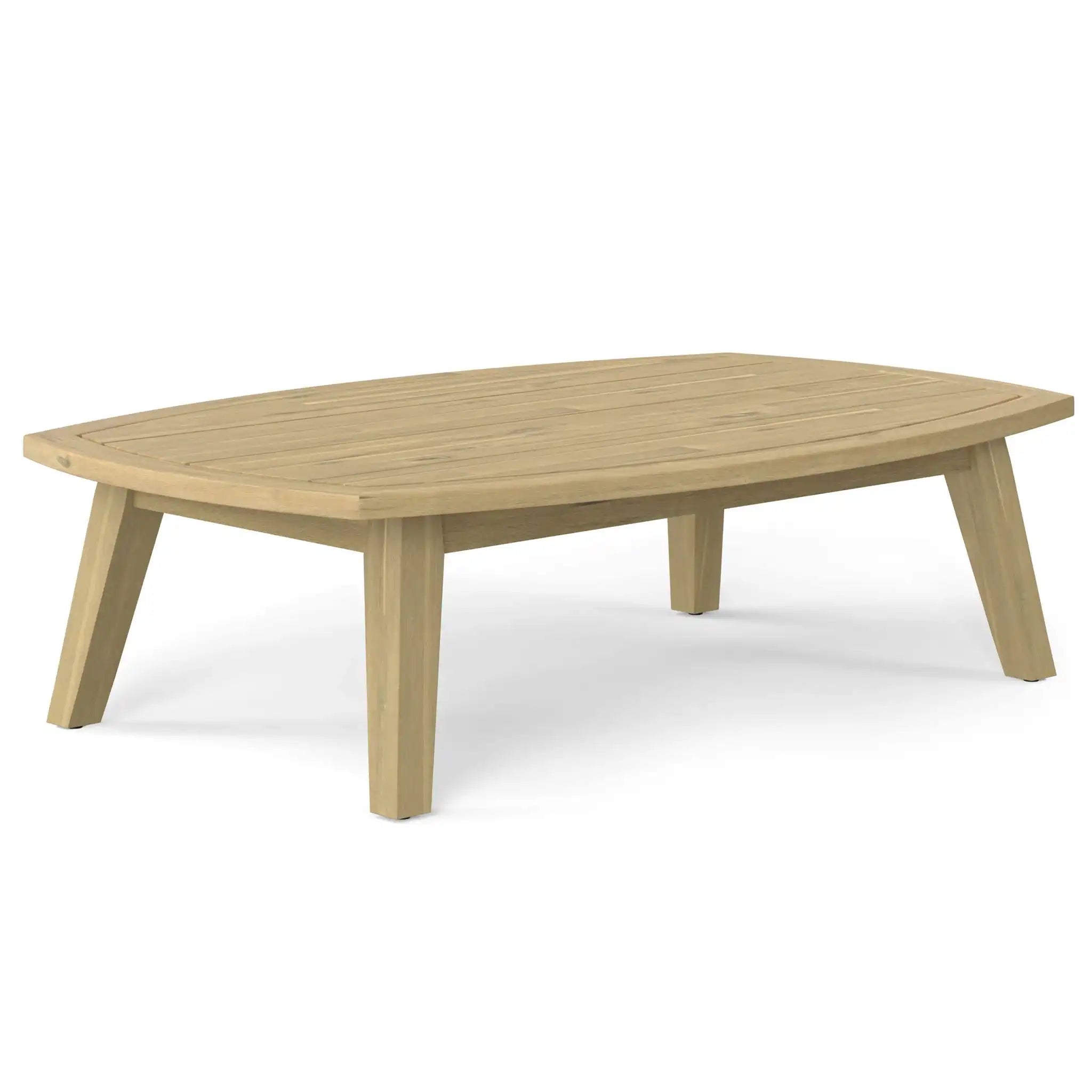 Parkside - Outdoor Coffee Table - Light Teak - Best Buy Furniture