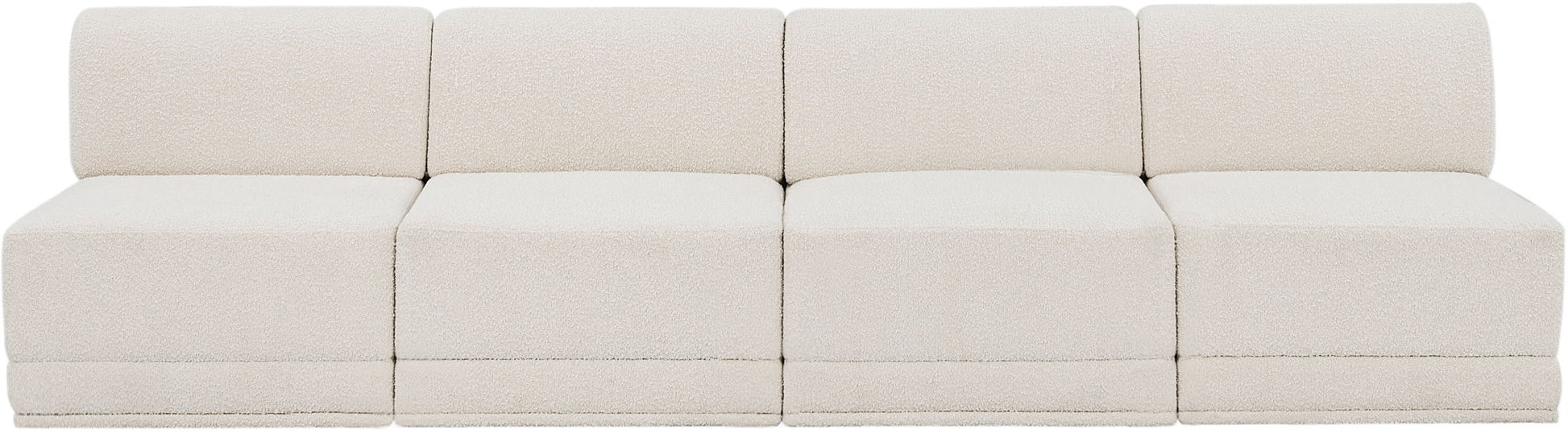 Ollie - 4 Seat Armless Modular Sofa - Best Buy Furniture
