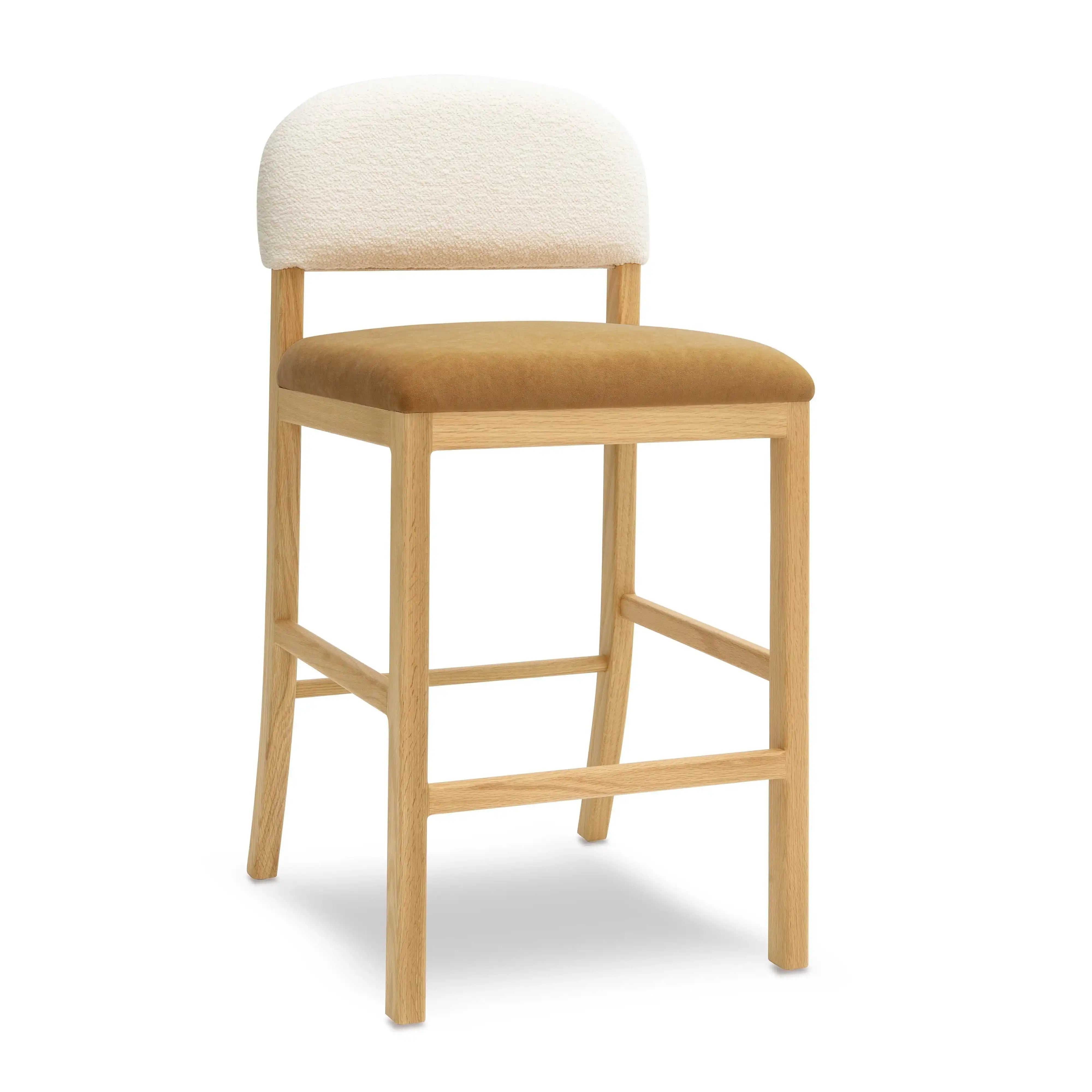 Calla - Performance Velvet Counter Stool - Best Buy Furniture