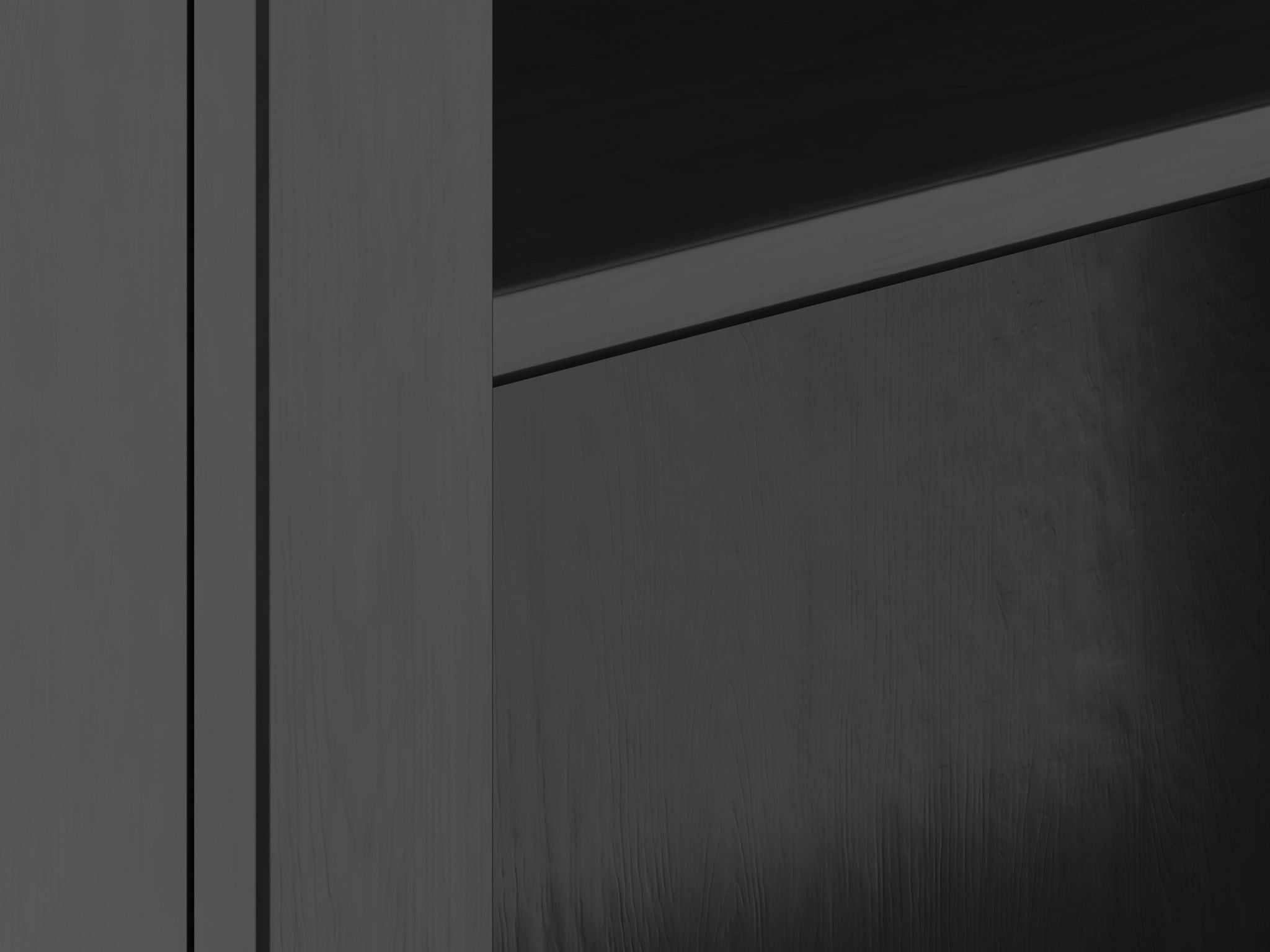 Essex - High 5 Shelf Bookcase - Black, Whiskey - Best Buy Furniture