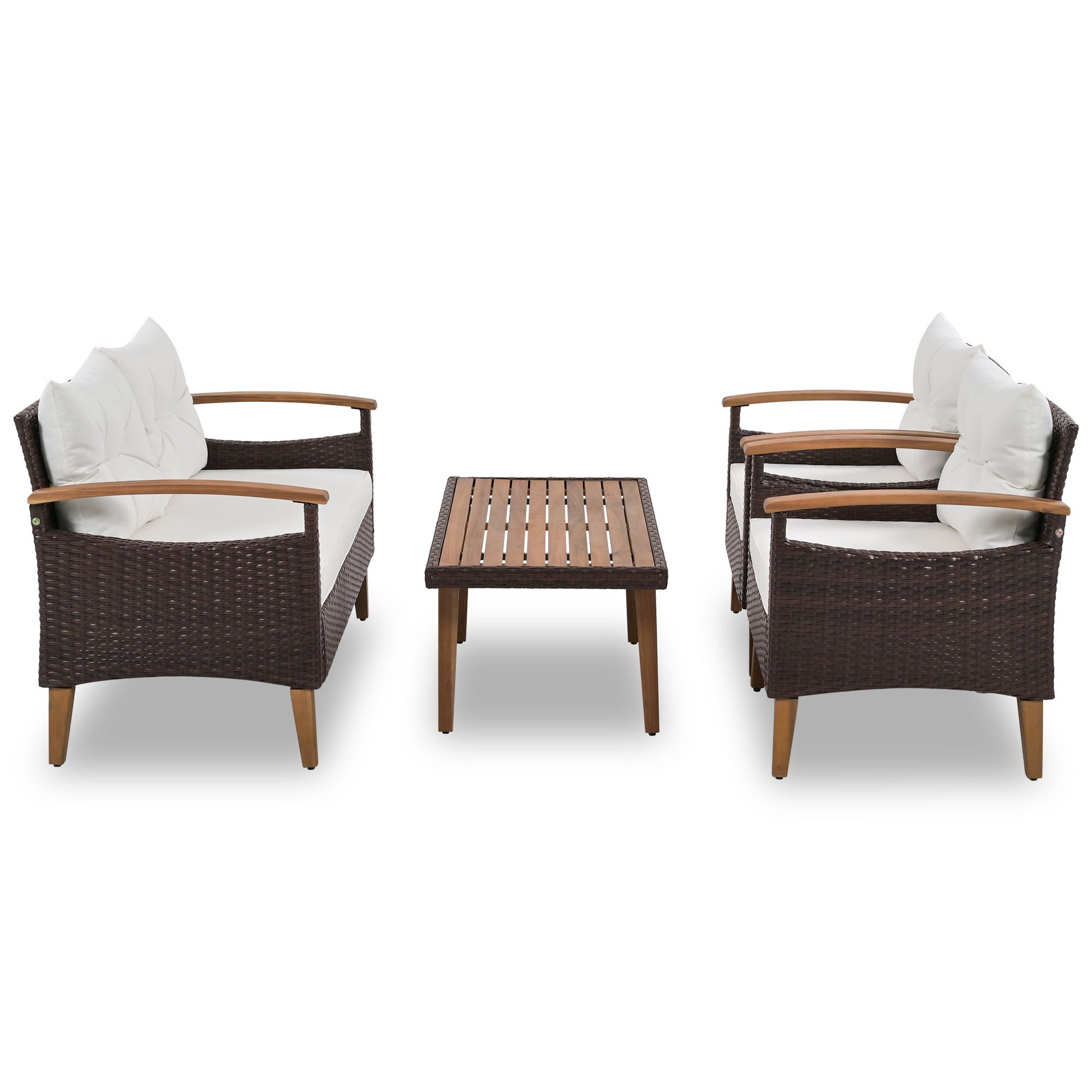 4 Piece Garden Furniture, Patio Seating Set - Best Buy Furniture