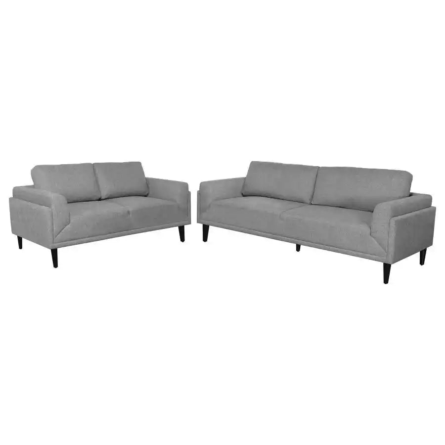 Rilynn - Upholstered Track Arm Sofa Set - Best Buy Furniture