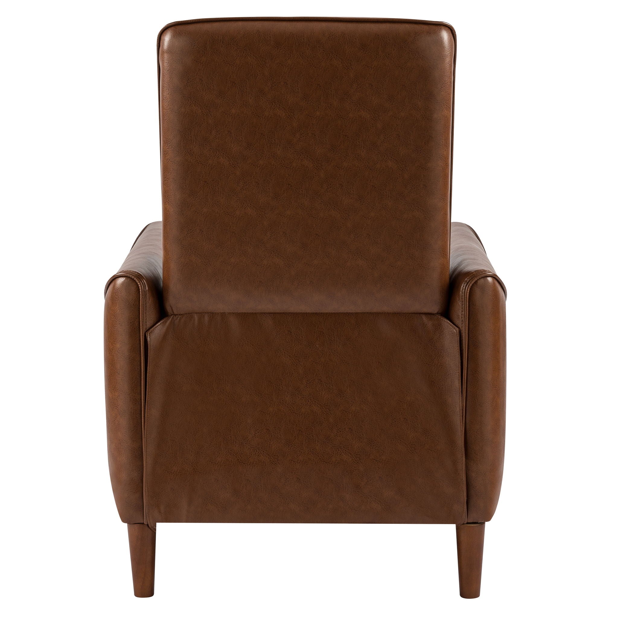 Upholstered Push Recliner Chair With Rubber Wood Legs For Living Room - Best Buy Furniture